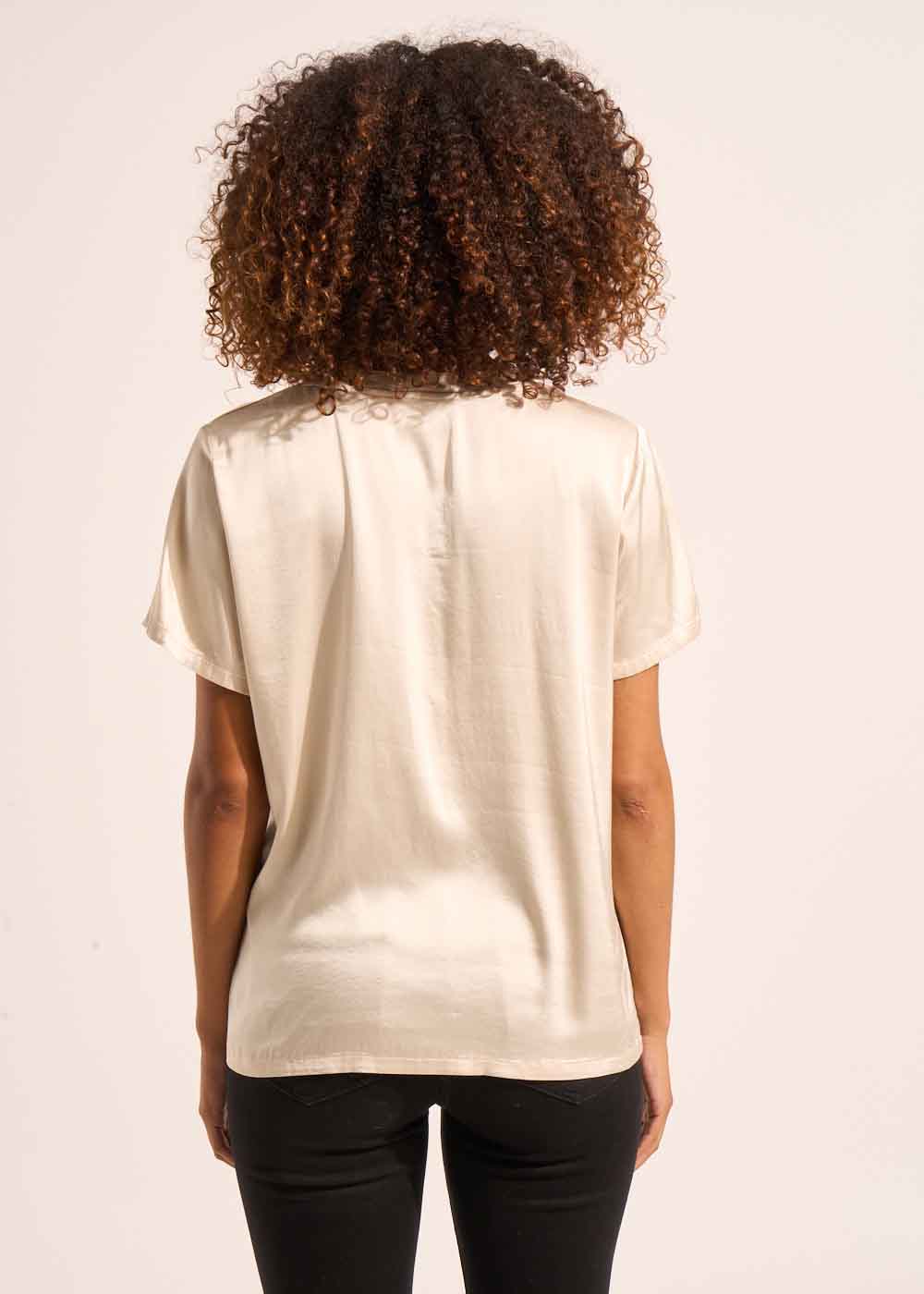 T-shirt à col V et manches courtes - Sud Express - 3 - Sud Express