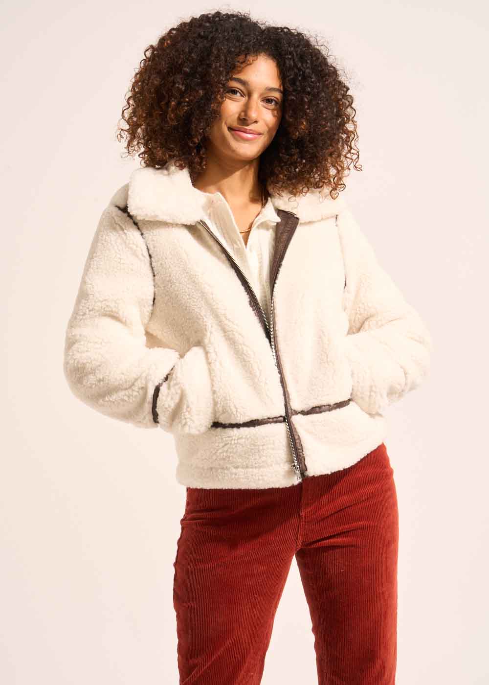 Blouson en fausse fourrure - Sud Express - 5 - Sud Express