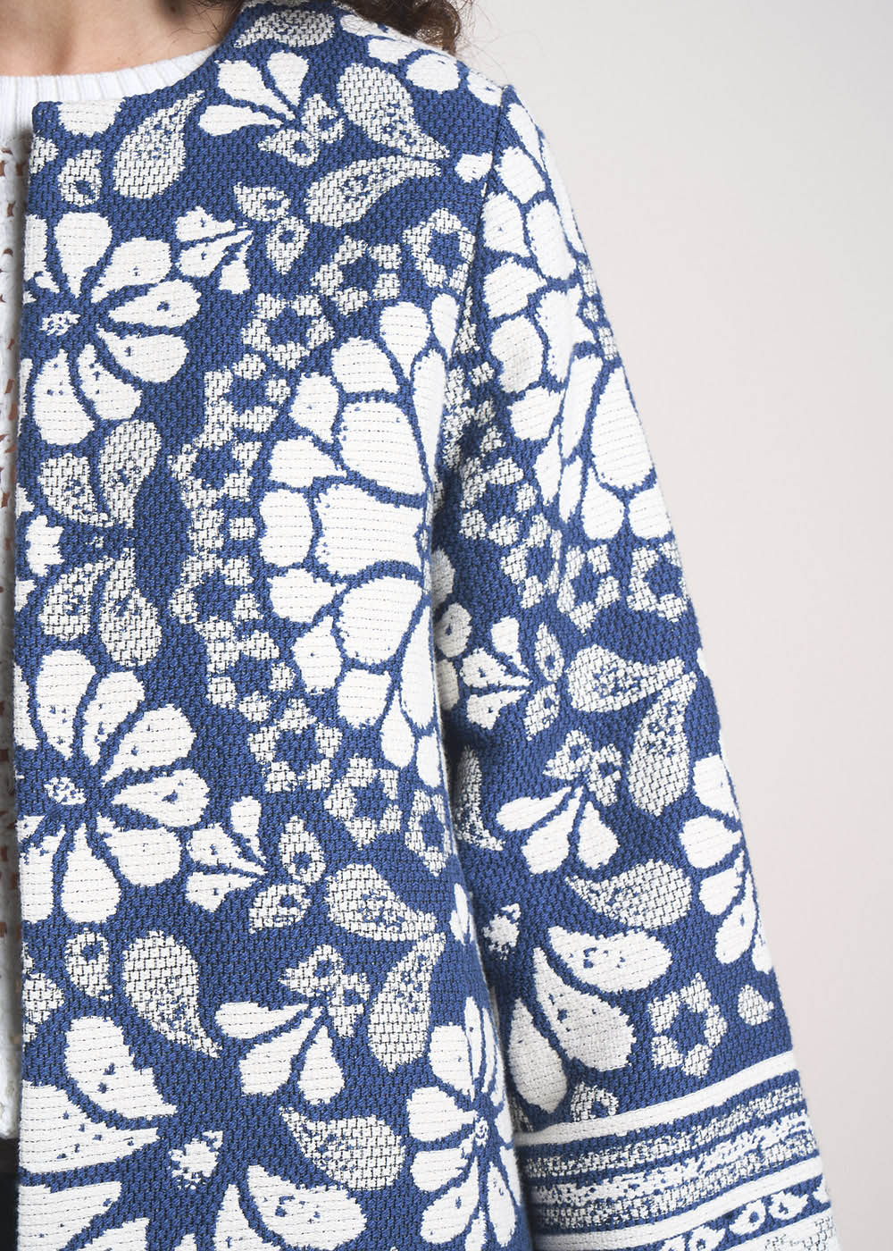 VANOU Veste en coton à motifs floraux - 2 - Sud Express - Sud Express