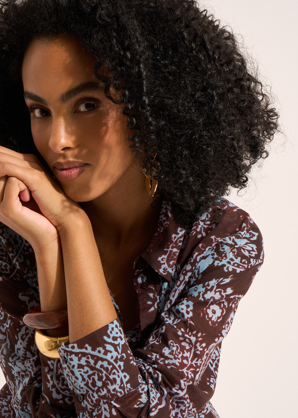 CALDA Chemisier imprimé à manches longues - 2 - Sud Express - Sud Express