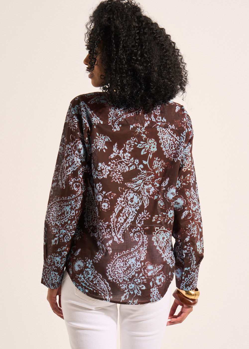 CALDA Chemisier imprimé à manches longues - 3 - Sud Express - Sud Express