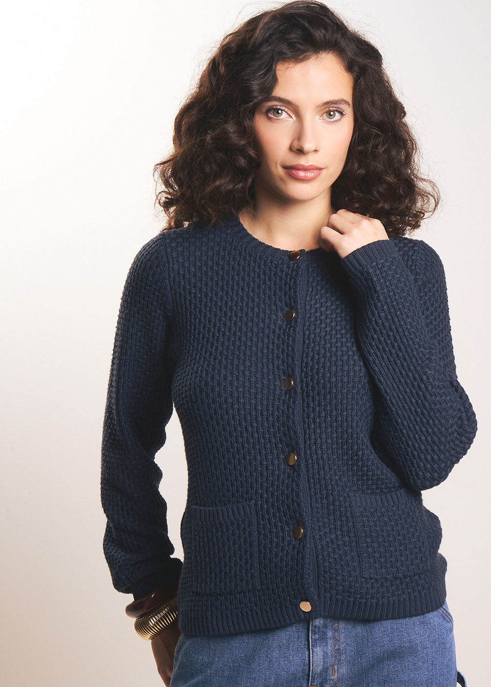 GIMSA Gilet à coupe courte avec poches plaquées - 4 - Sud Express - Sud Express