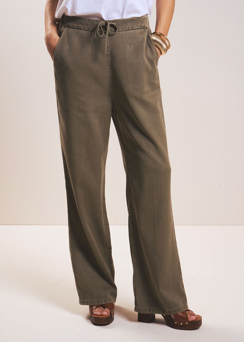 POLY Pantalon droit taille haute - 2 - Sud Express - Sud Express