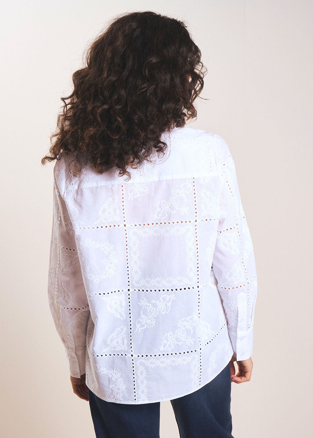 CALIPSO Chemise en coton brodé - 3 - Sud Express - Sud Express