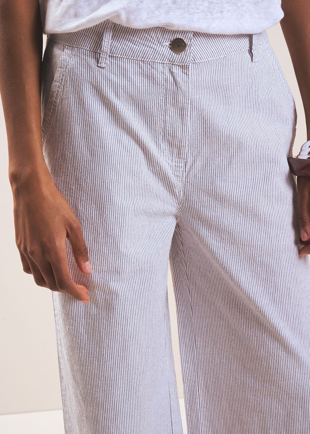PAKLO Pantalon chino rayé - 2 - Sud Express - Sud Express