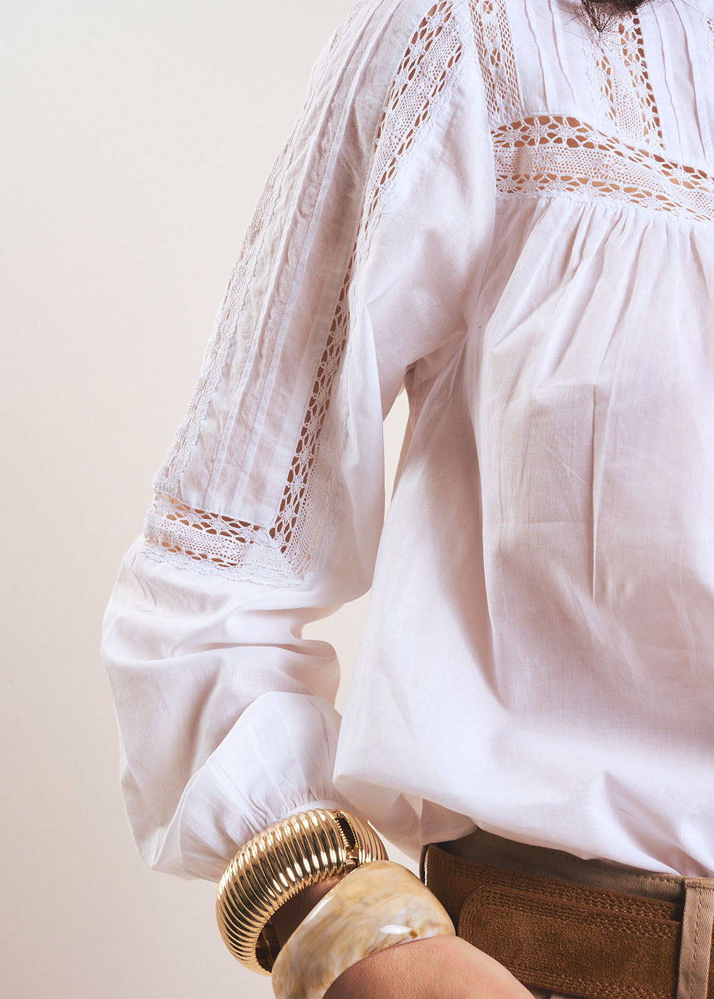 TANISSA Blouse ajourée à manches longues - 4 - Sud Express - Sud Express