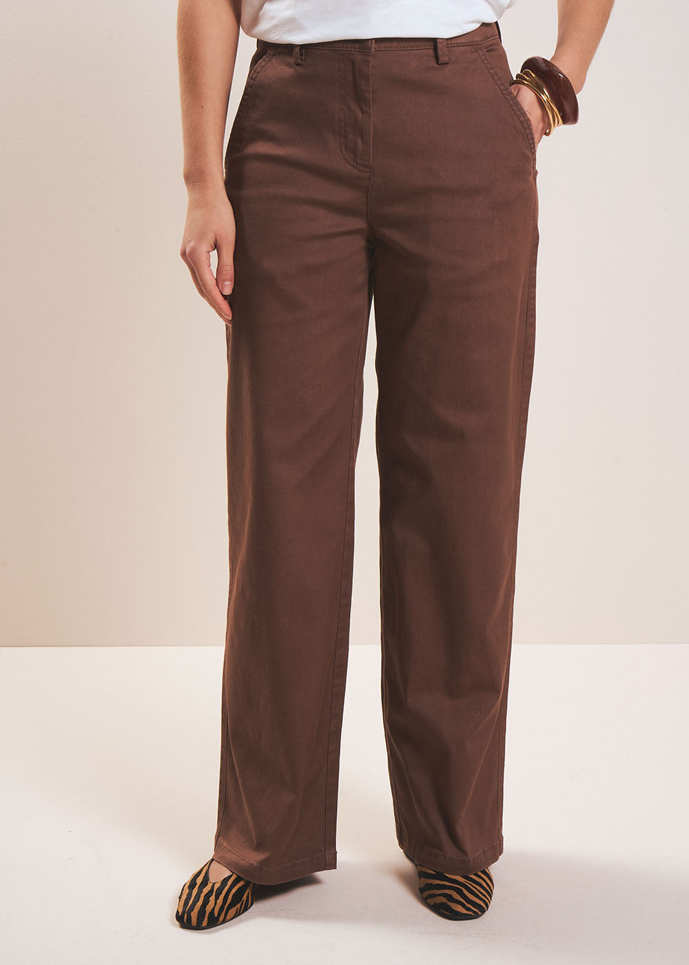 PAROS Pantalon droit taille haute - 2 - Sud Express - Sud Express