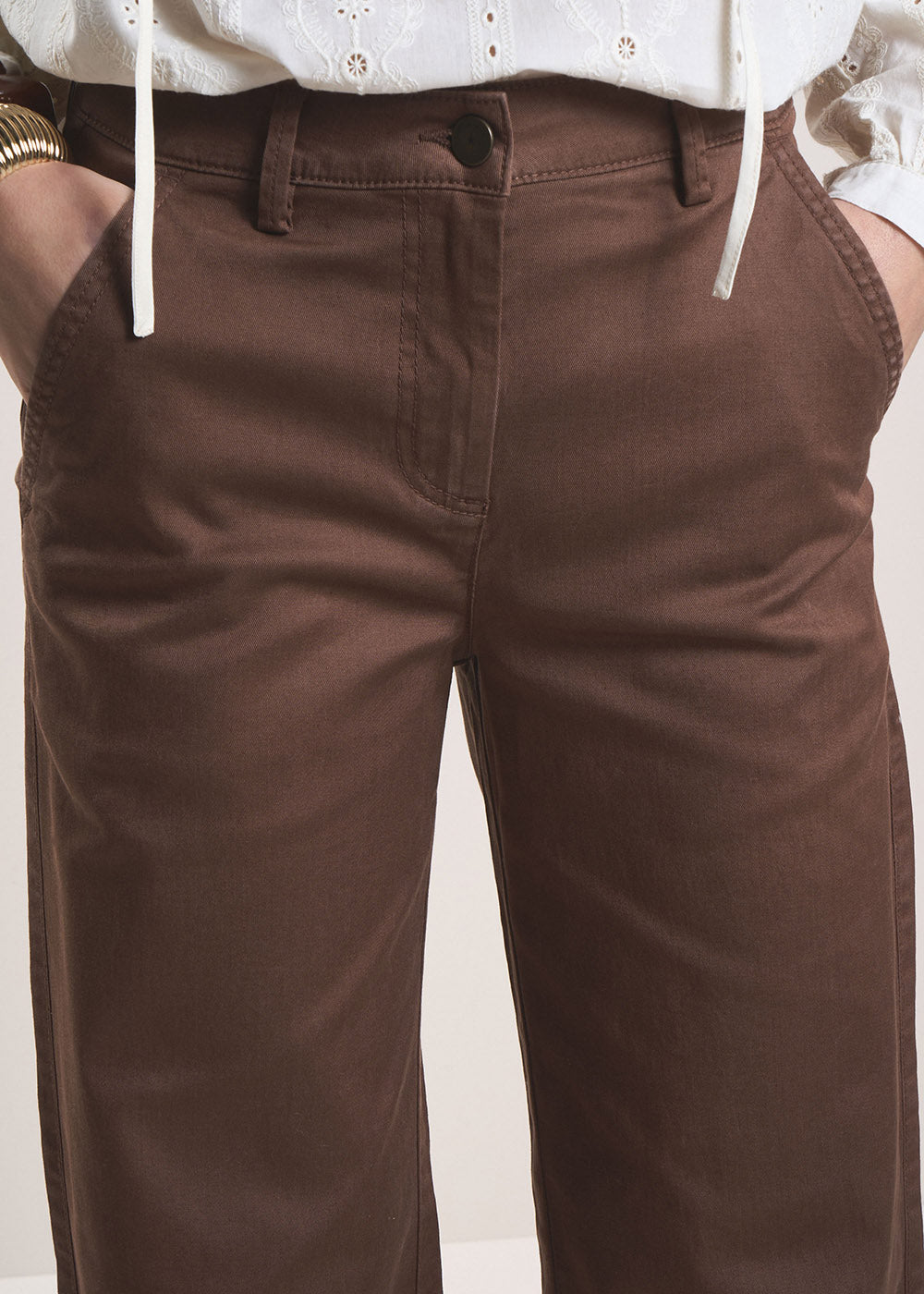 PAROS Pantalon droit taille haute - 4 - Sud Express - Sud Express