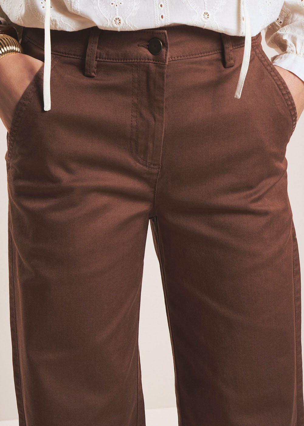 PAROS Pantalon droit taille haute - 4 - Sud Express - Sud Express