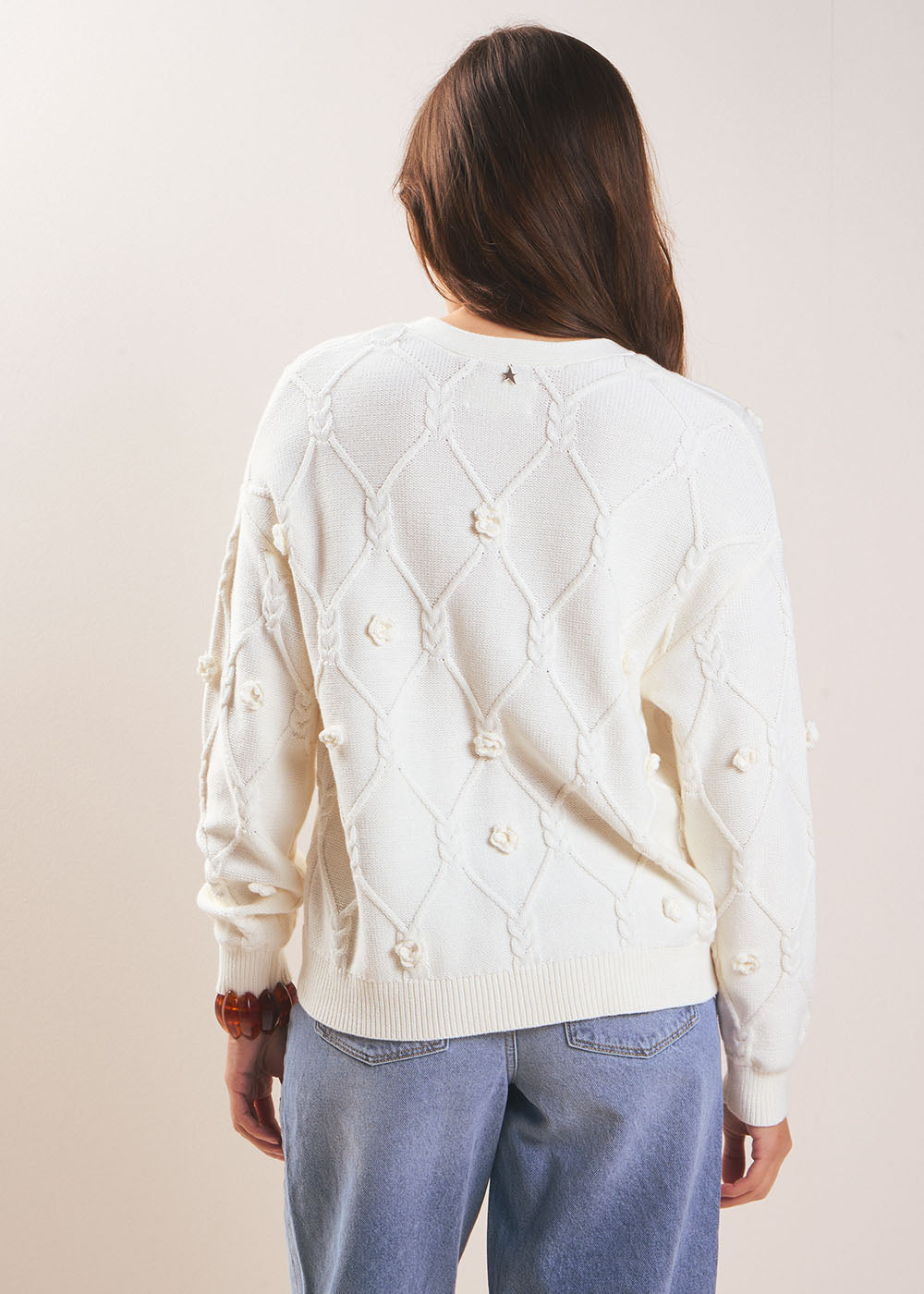 GIPSY Gilet torsadé à fleurs en coton - 3 - Sud Express - Sud Express