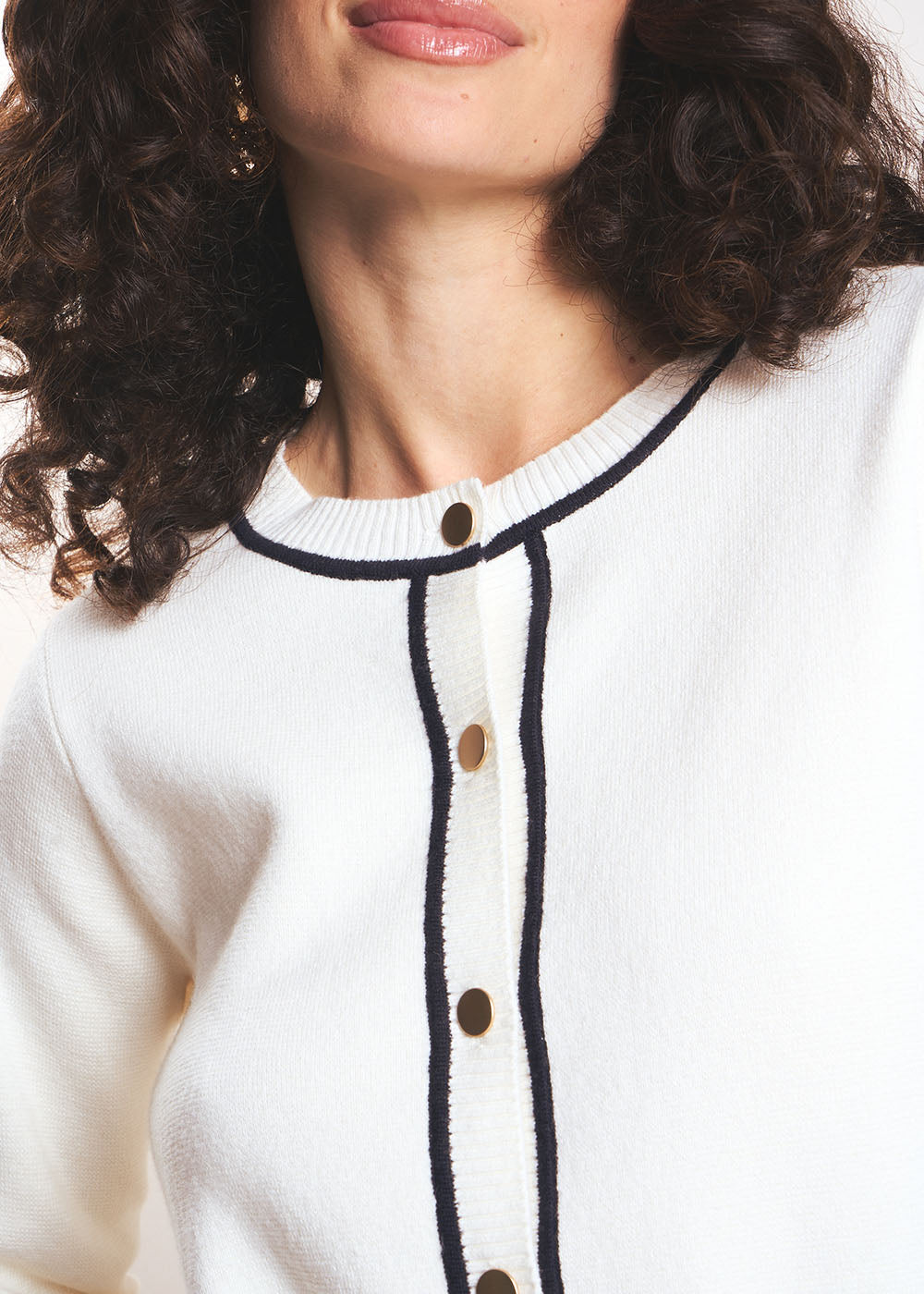 GILARYONY Gilet bicolore à finitions contrastées - 2 - Sud Express - Sud Express