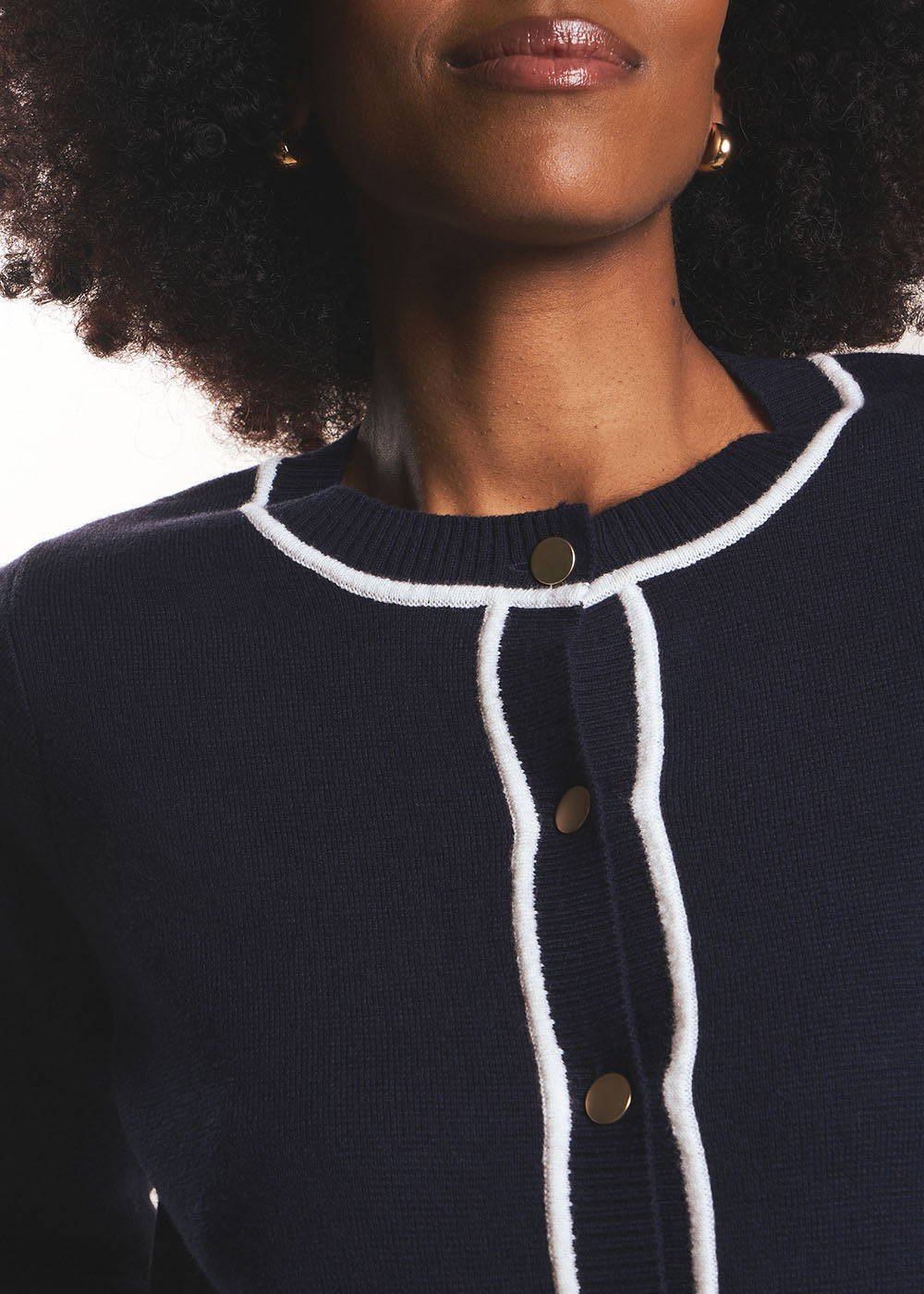 GILARYONY Gilet bicolore à finitions contrastées - 2 - Sud Express - Sud Express