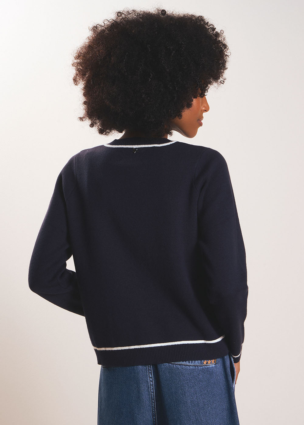 GILARYONY Gilet bicolore à finitions contrastées - 3 - Sud Express - Sud Express