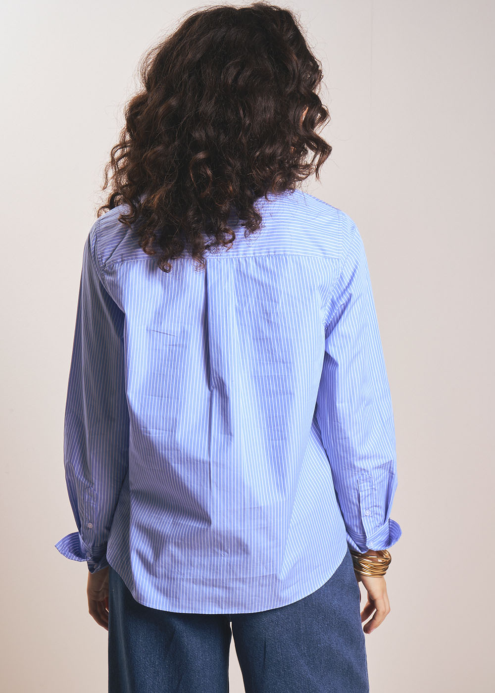 CECILE Chemise rayée oversize en coton - 3 - Sud Express - Sud Express