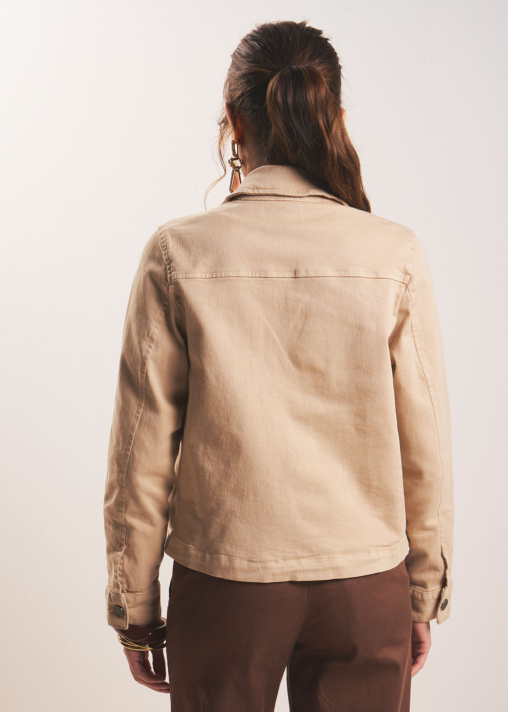 VIOLANI Veste à col chemise à surpiqûres - 3 - Sud Express - Sud Express