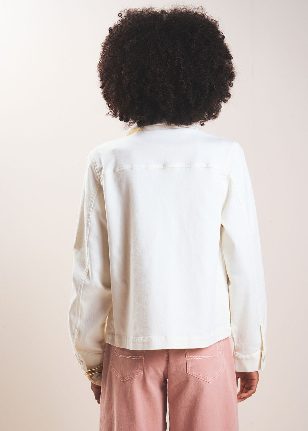 VIOLANI Veste à col chemise à surpiqûres - 3 - Sud Express - Sud Express