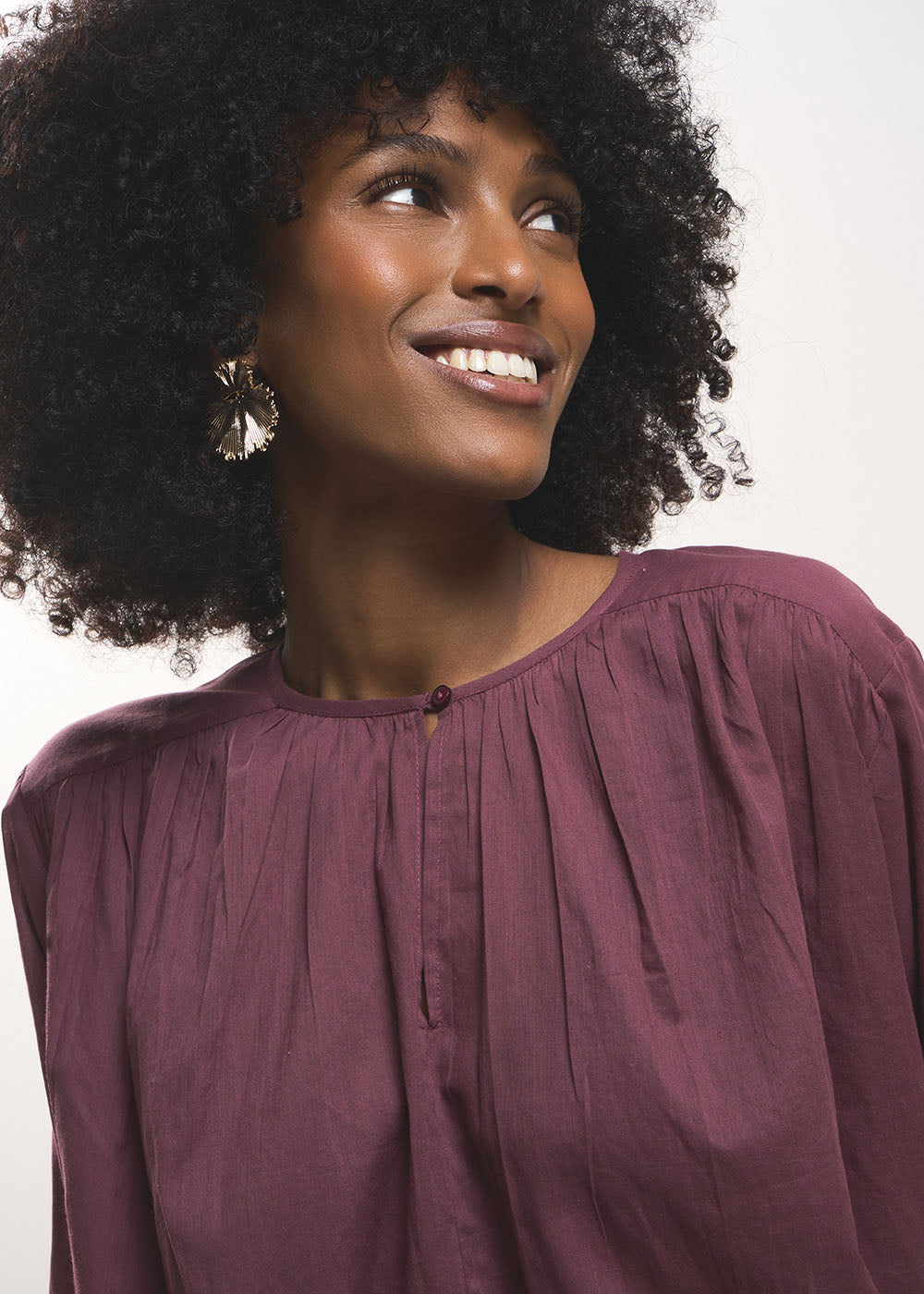 THALYS Blouse légère en voile de coton - 2 - Sud Express - Sud Express