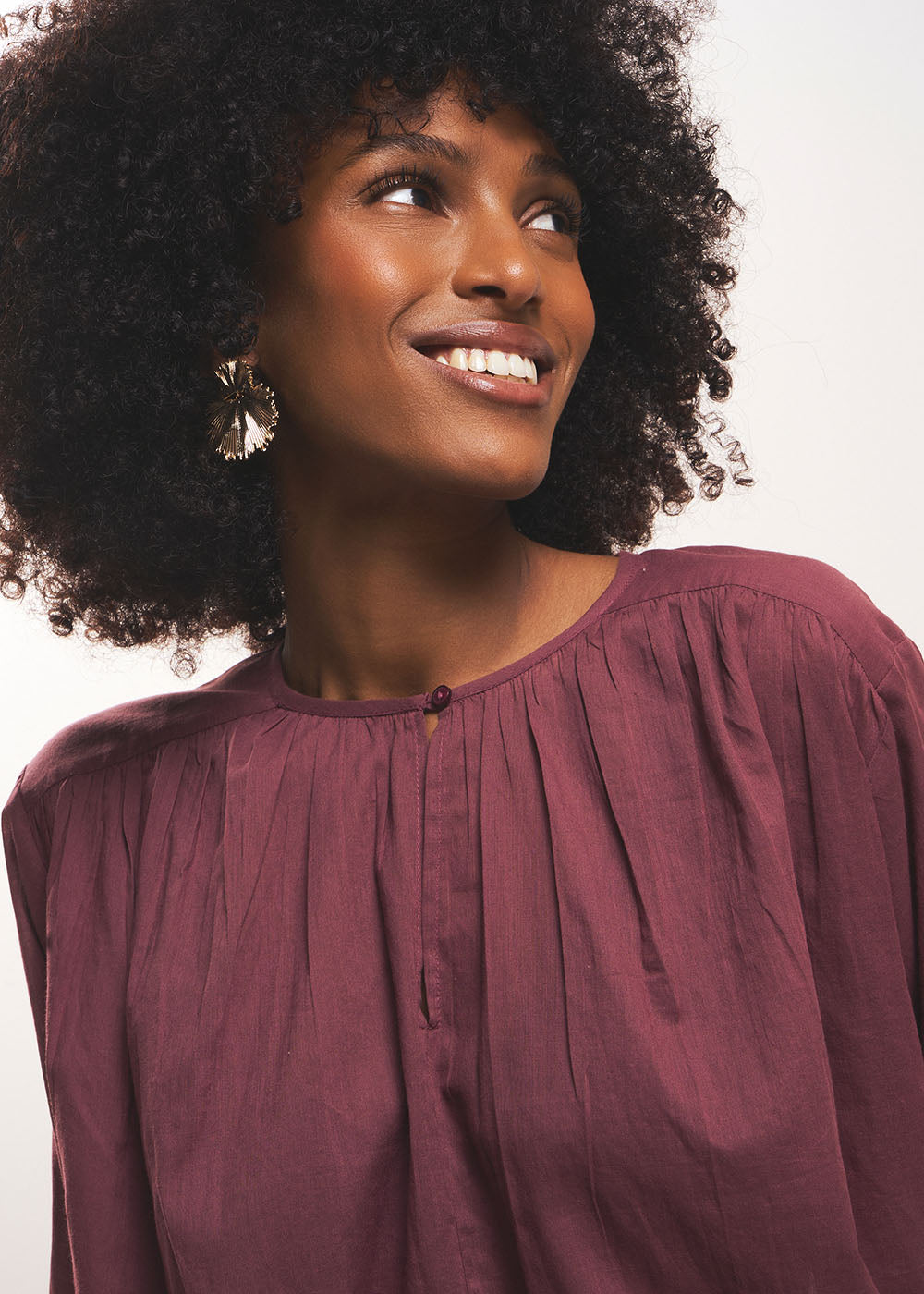 THALYS Blouse légère en voile de coton - 2 - Sud Express - Sud Express