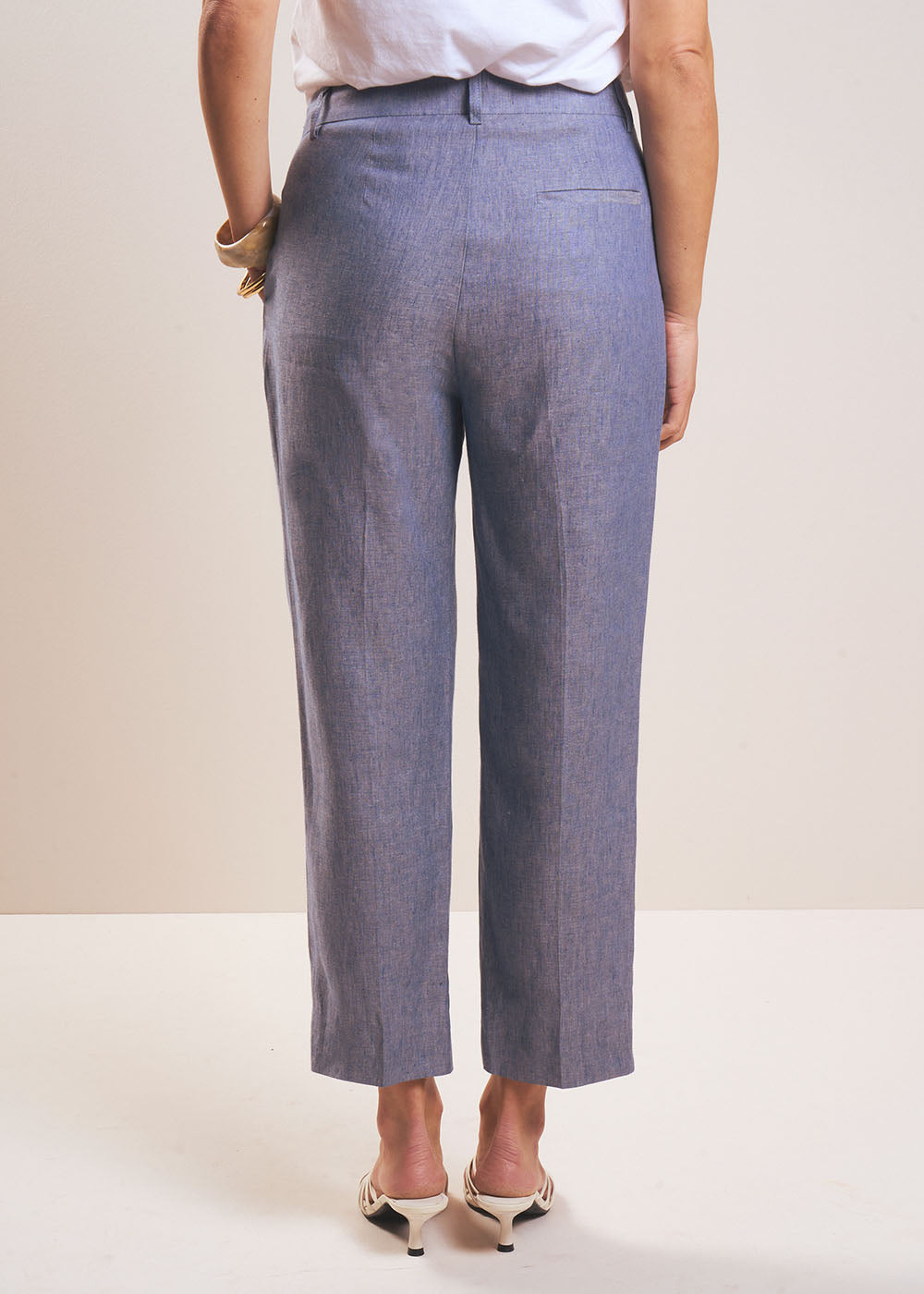 PALTO Pantalon carotte en lin 7/8 - 3 - Sud Express - Sud Express