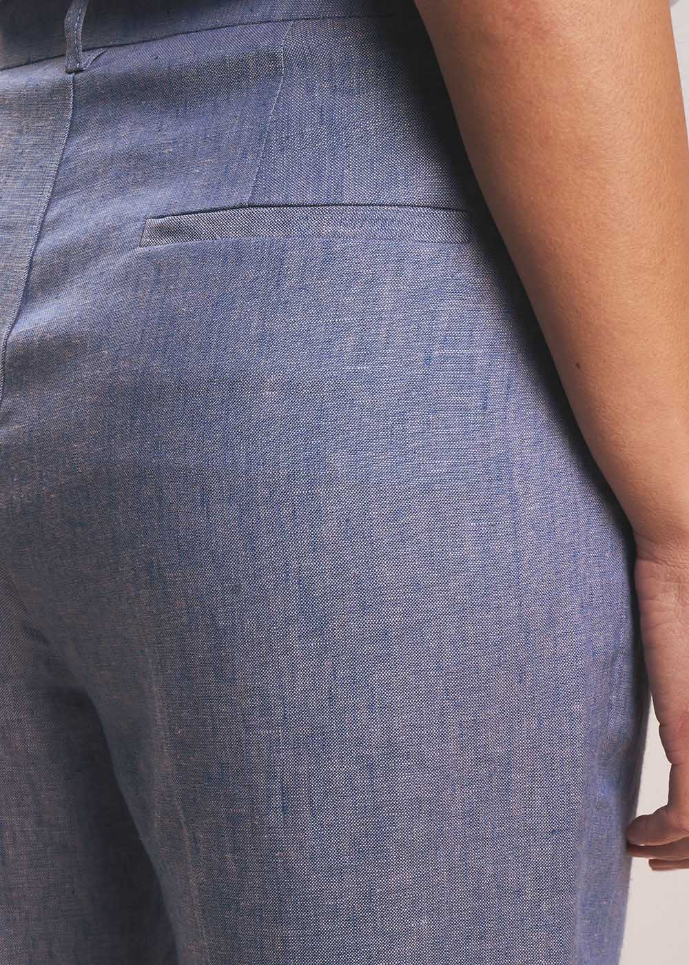PALTO Pantalon carotte en lin 7/8 - 4 - Sud Express - Sud Express