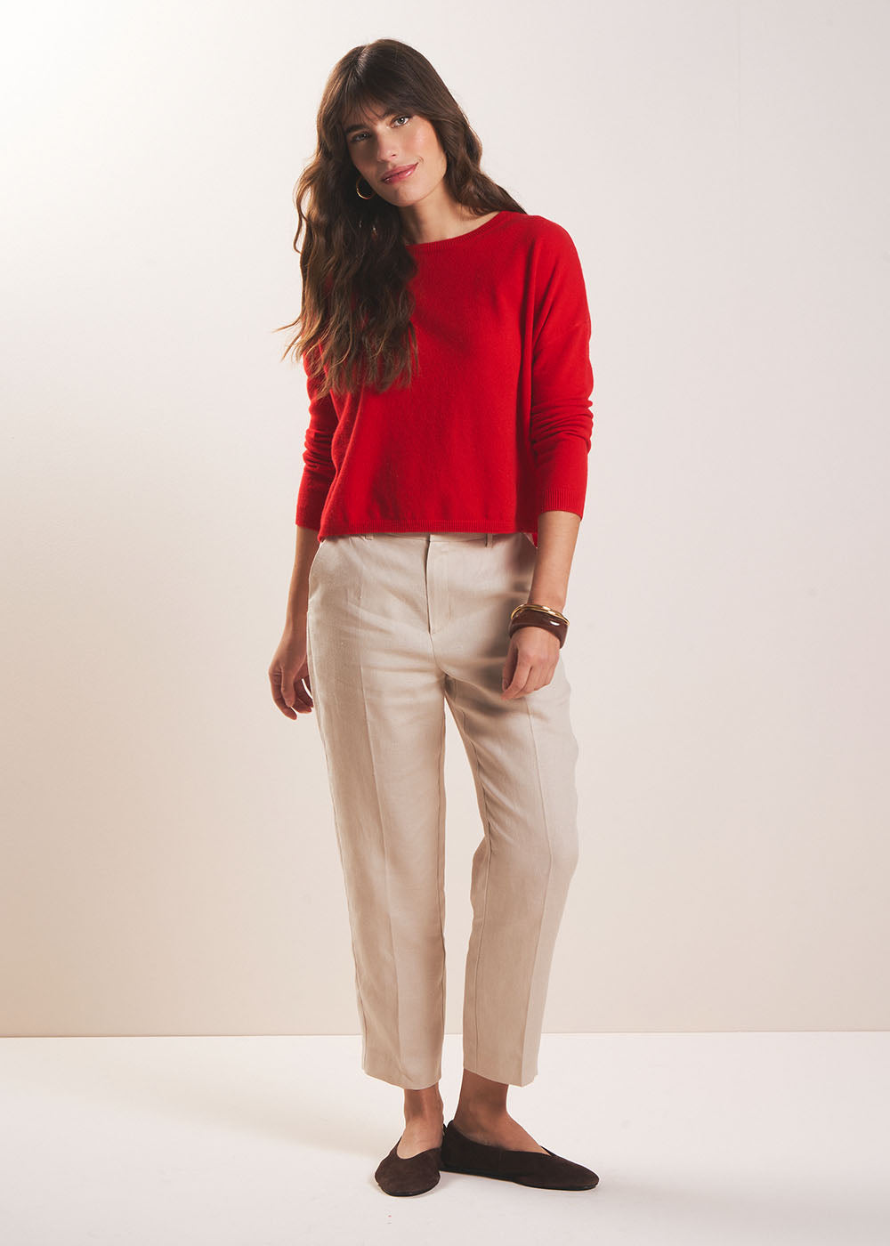 PALTO Pantalon carotte en lin 7/8 - 1 - Sud Express - Sud Express