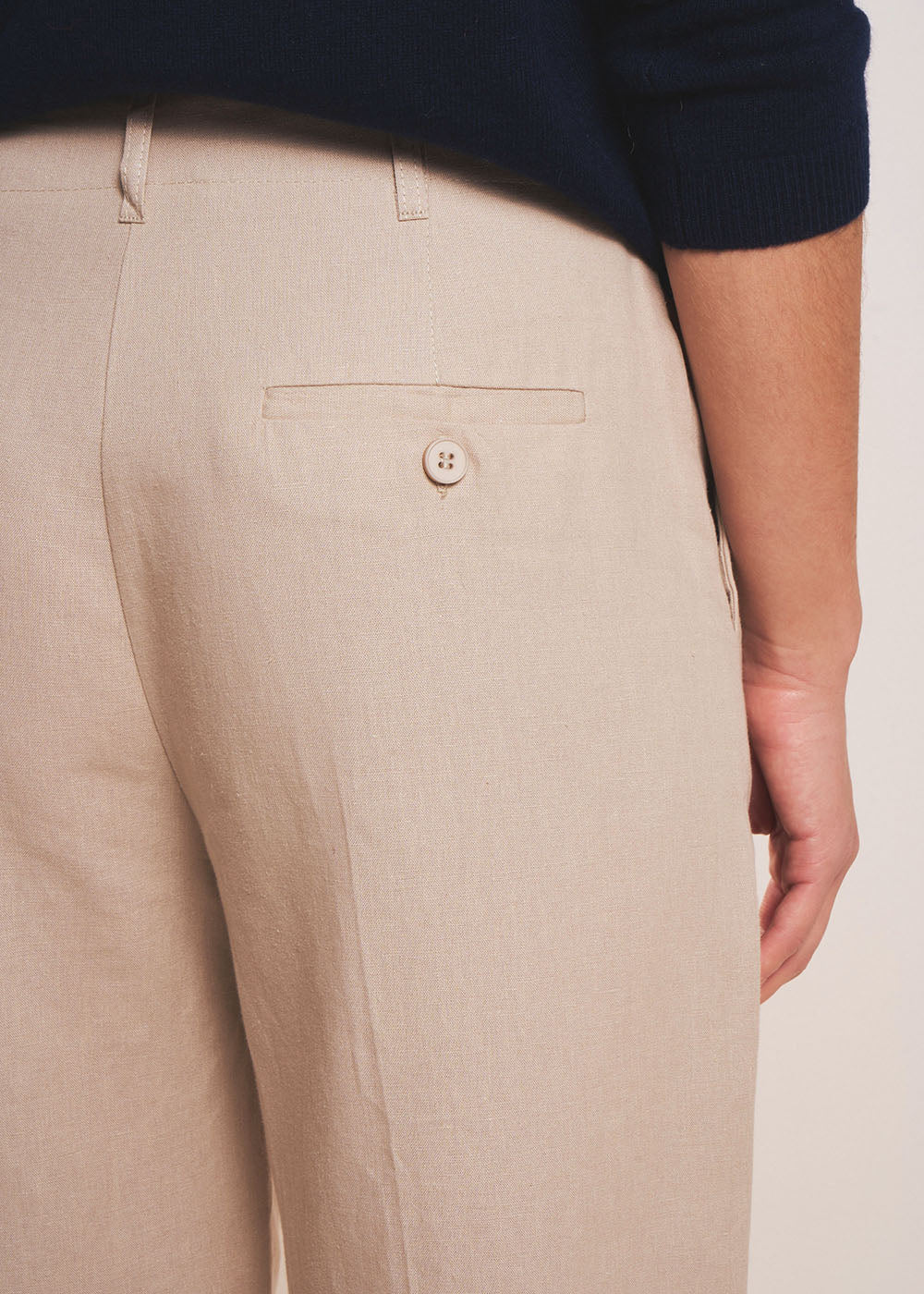 POLAK Pantalon tailleur droit en lin - 4 - Sud Express - Sud Express