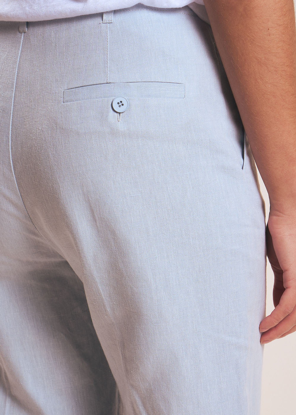 POLAK Pantalon tailleur droit en lin - 4 - Sud Express - Sud Express