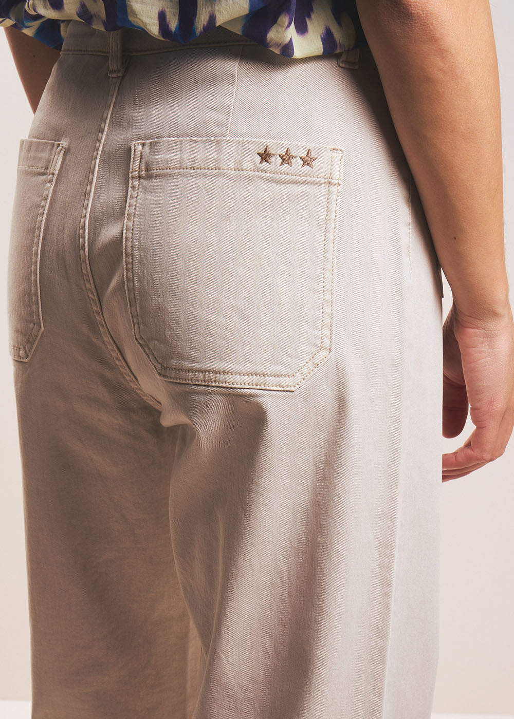 STACYA Pantalon jambe large taille haute - 4 - Sud Express - Sud Express