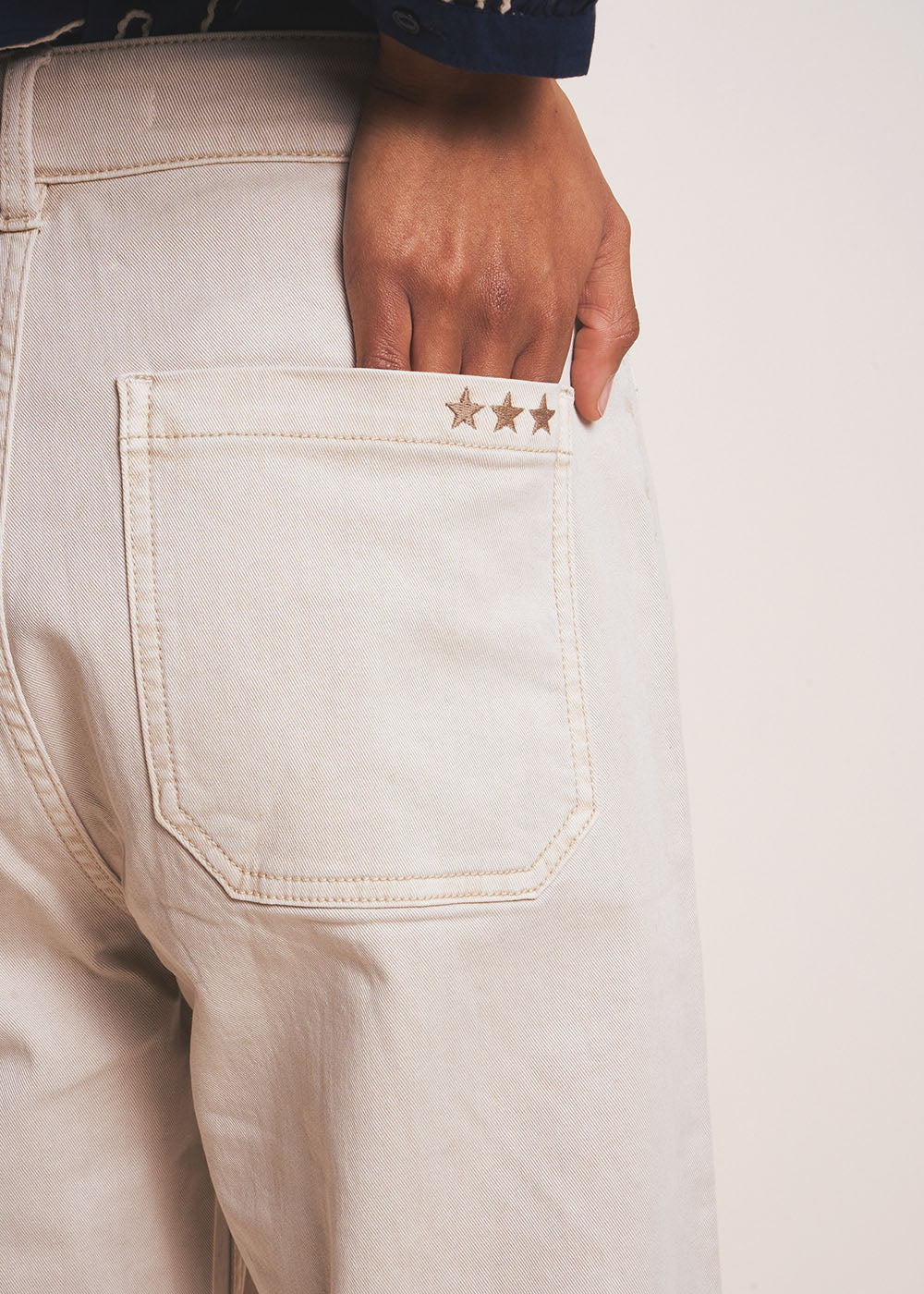 STACYA Pantalon jambe large taille haute - 4 - Sud Express - Sud Express