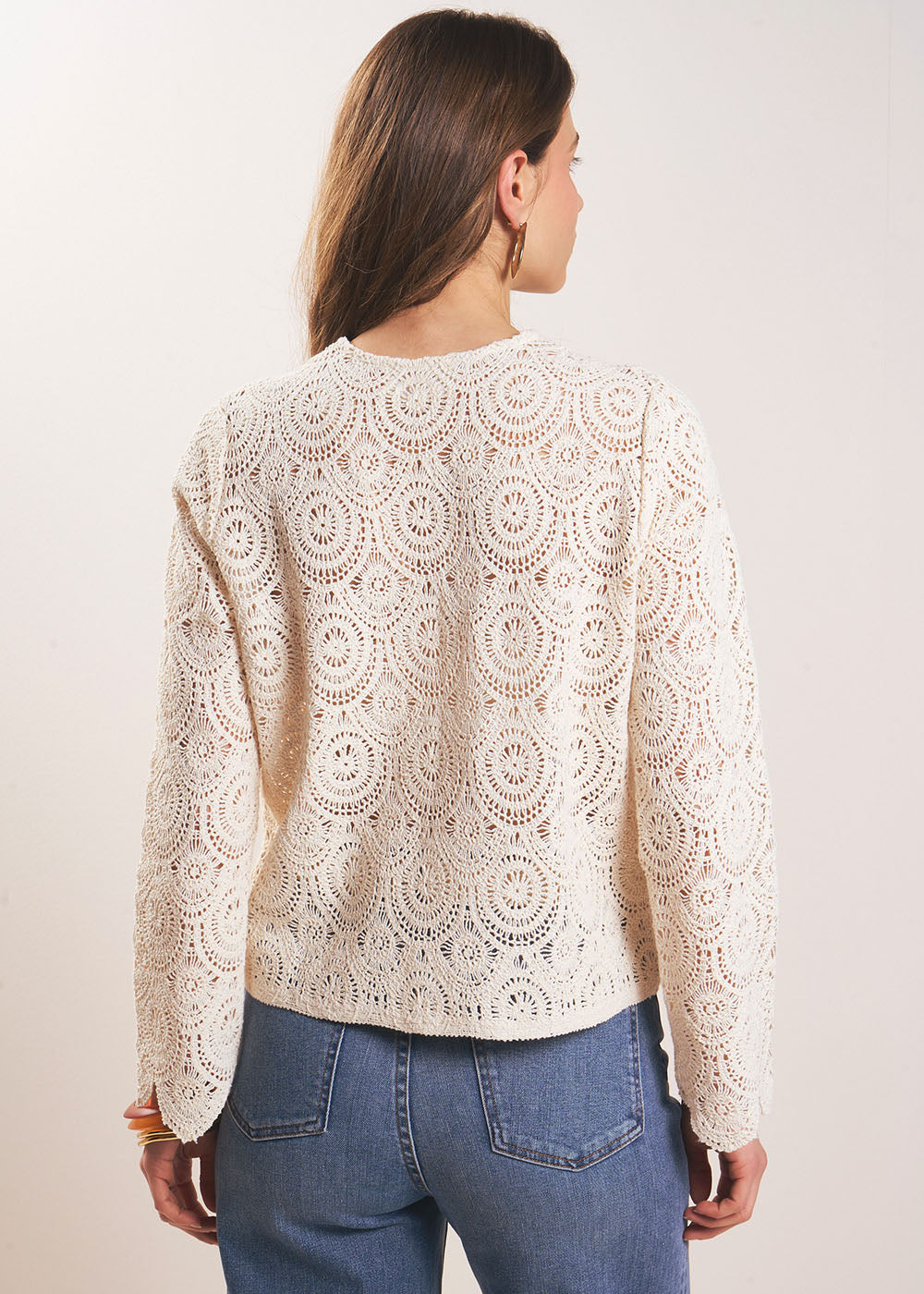 GRANITA Gilet en coton brodé - 3 - Sud Express - Sud Express