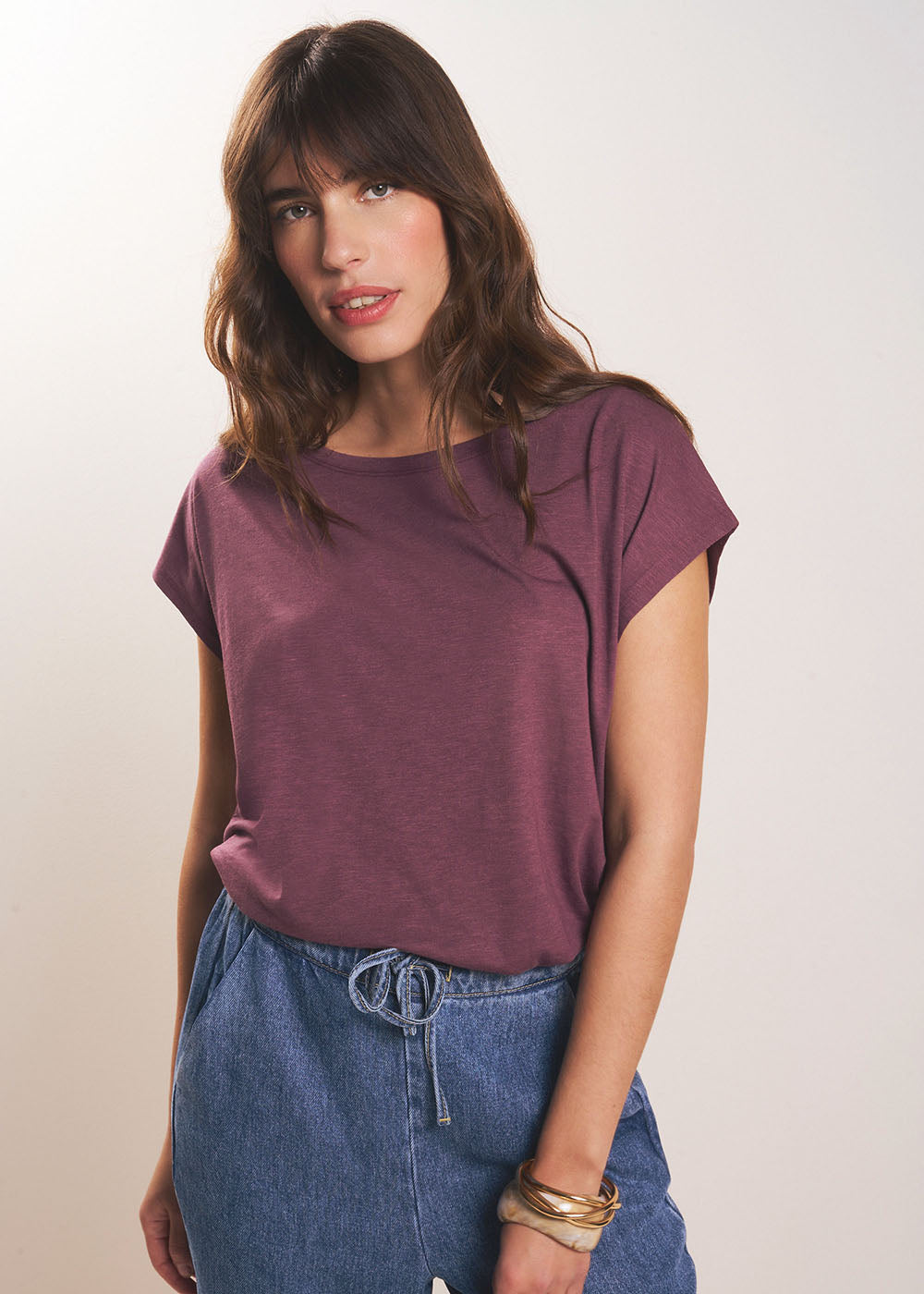 TAMIA T-shirt col bateau - 1 - Sud Express - Sud Express