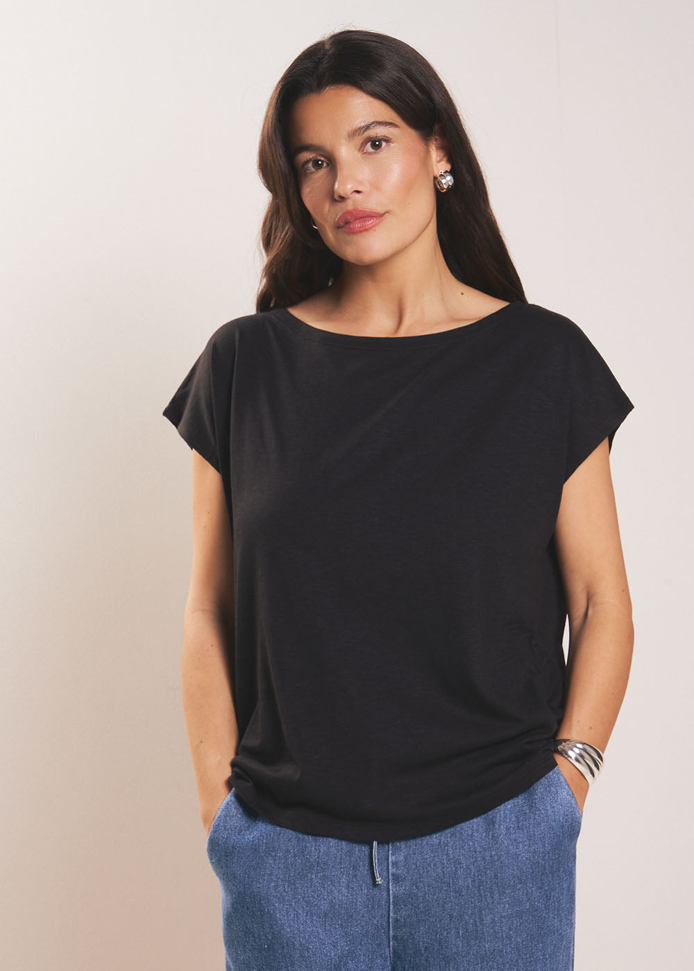 TAMIA T-shirt col bateau - 1 - Sud Express - Sud Express