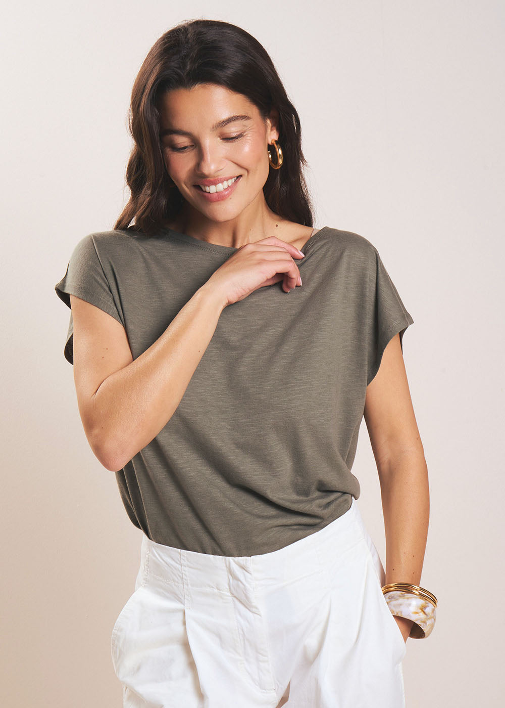 TAMIA T-shirt col bateau - 4 - Sud Express - Sud Express