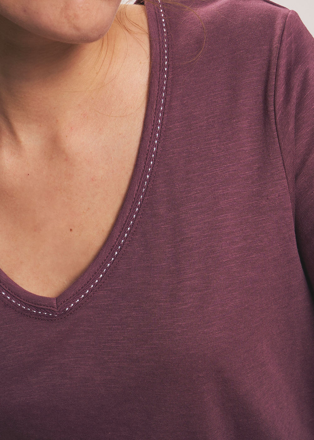 THEI T-shirt col V - 2 - Sud Express - Sud Express