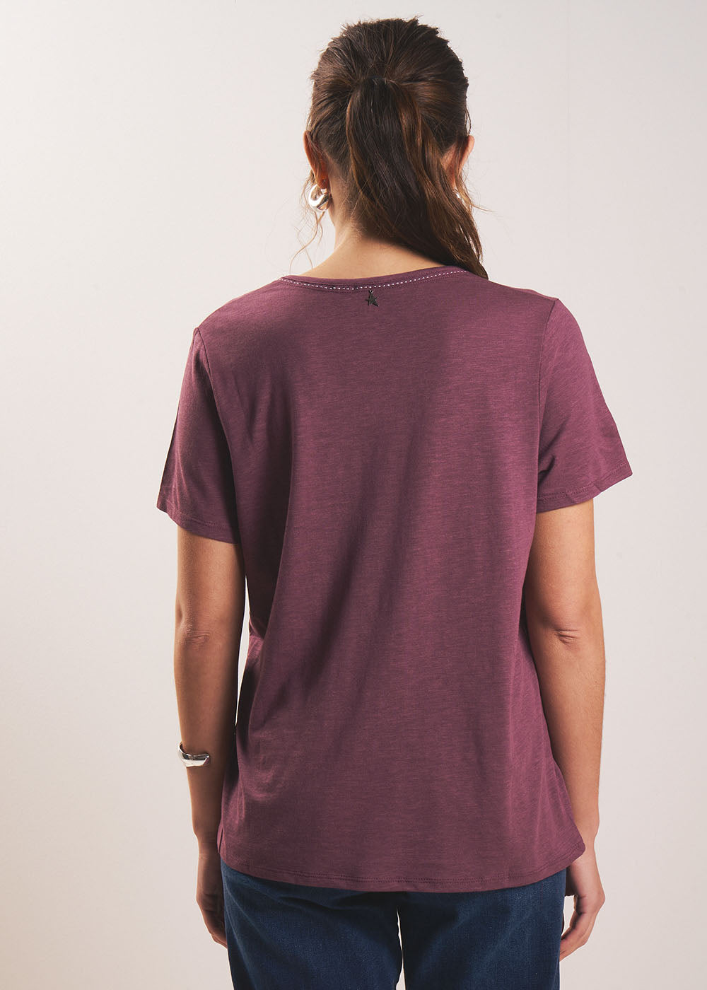 THEI T-shirt col V - 3 - Sud Express - Sud Express