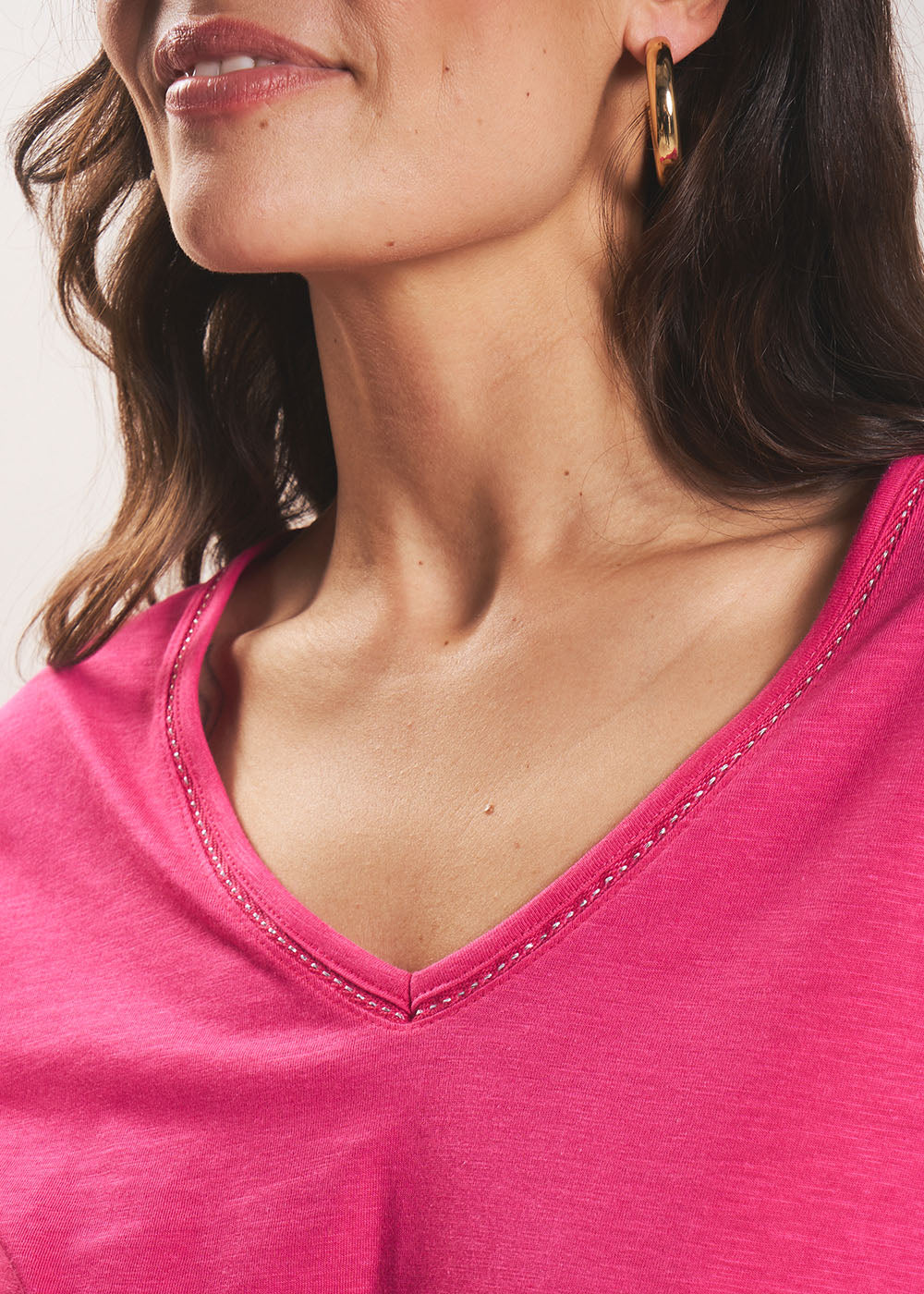 THEI T-shirt col V - 4 - Sud Express - Sud Express