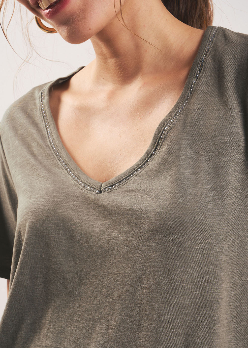 THEI T-shirt col V - 2 - Sud Express - Sud Express