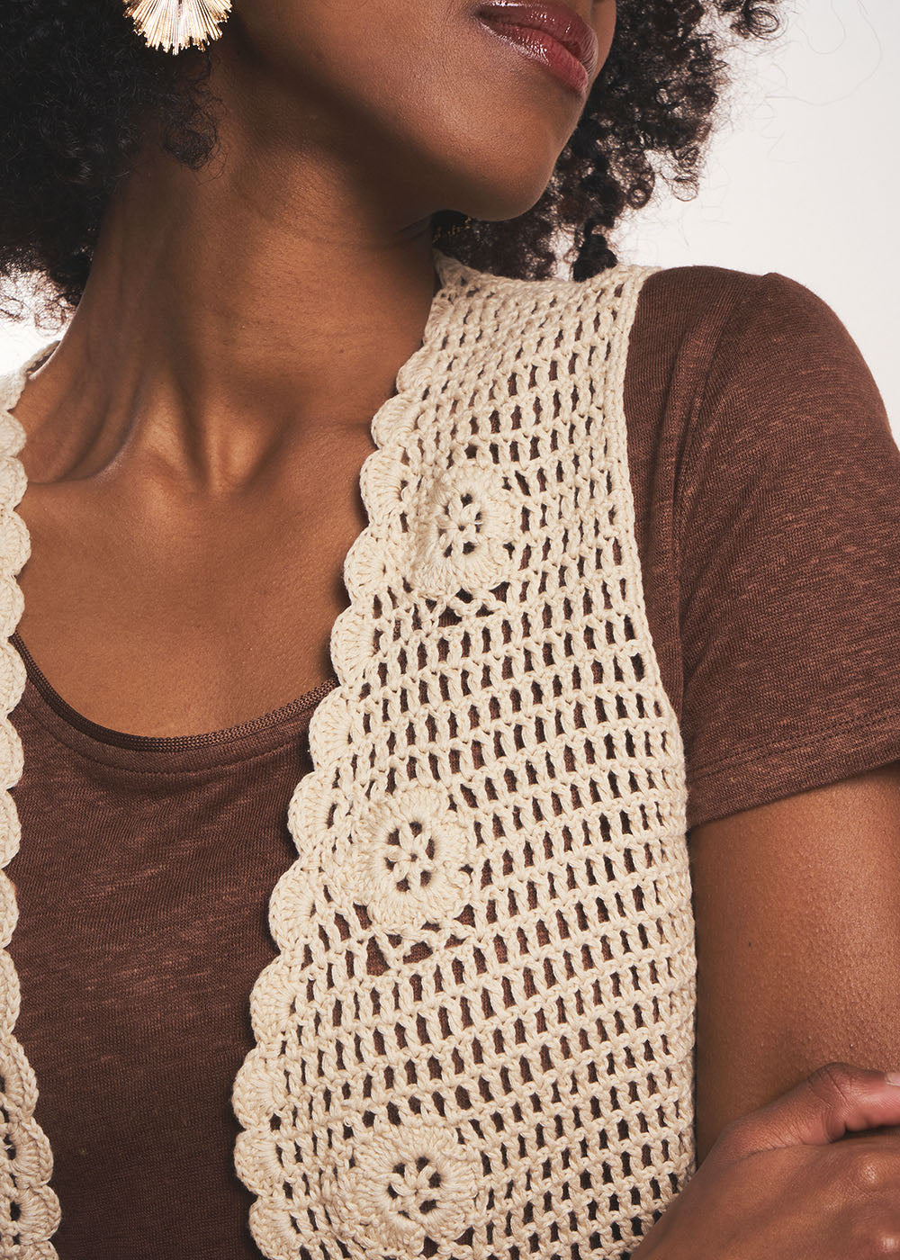 GILOUY Gilet en crochet - 2 - Sud Express - Sud Express