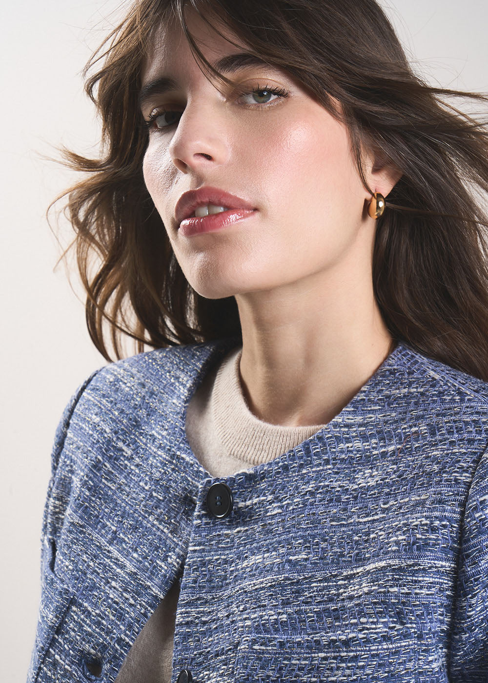 VASSIO Veste courte en tweed à poches plaquées - 2 - Sud Express - Sud Express