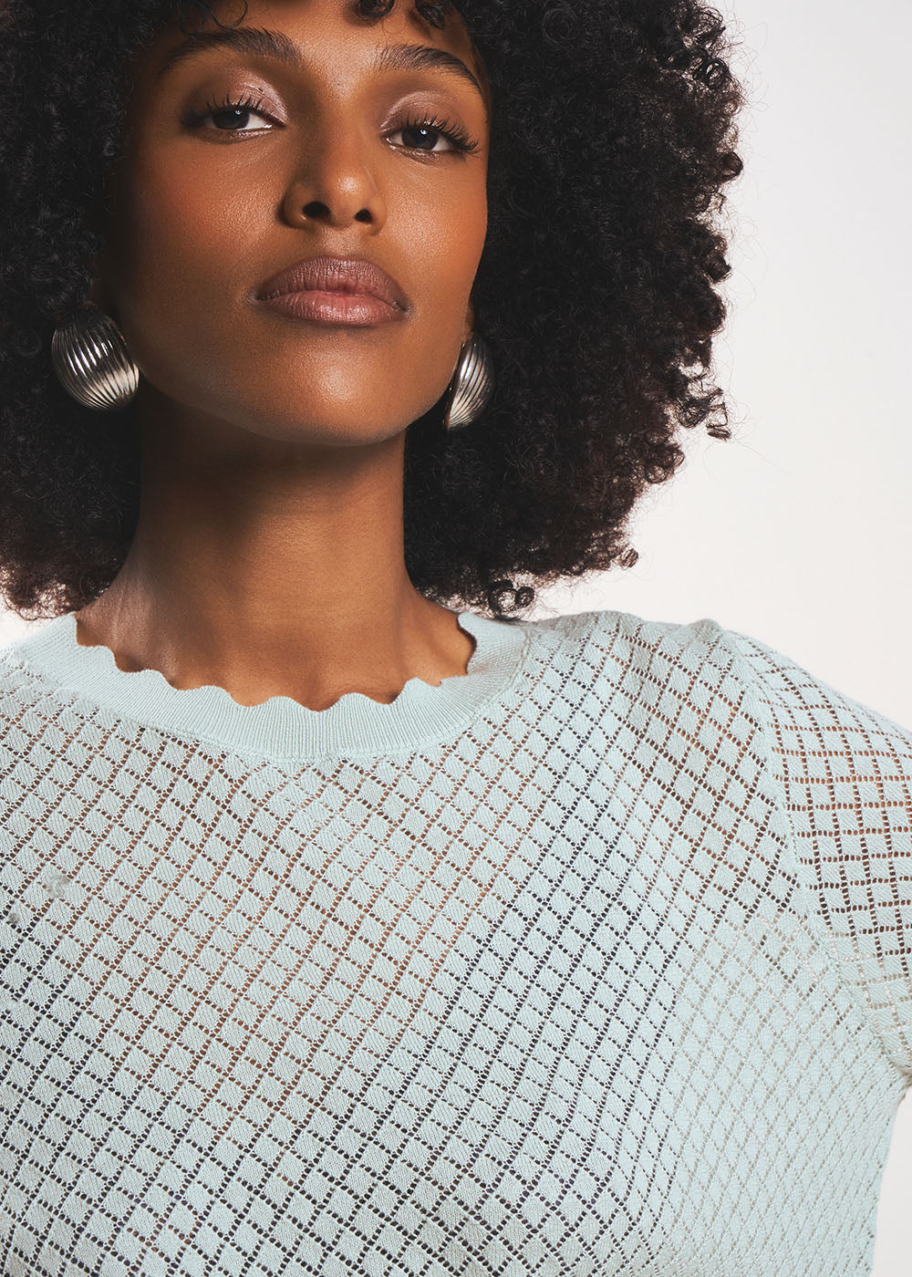 MONYME Pull col rond en coton - 2 - Sud Express - Sud Express