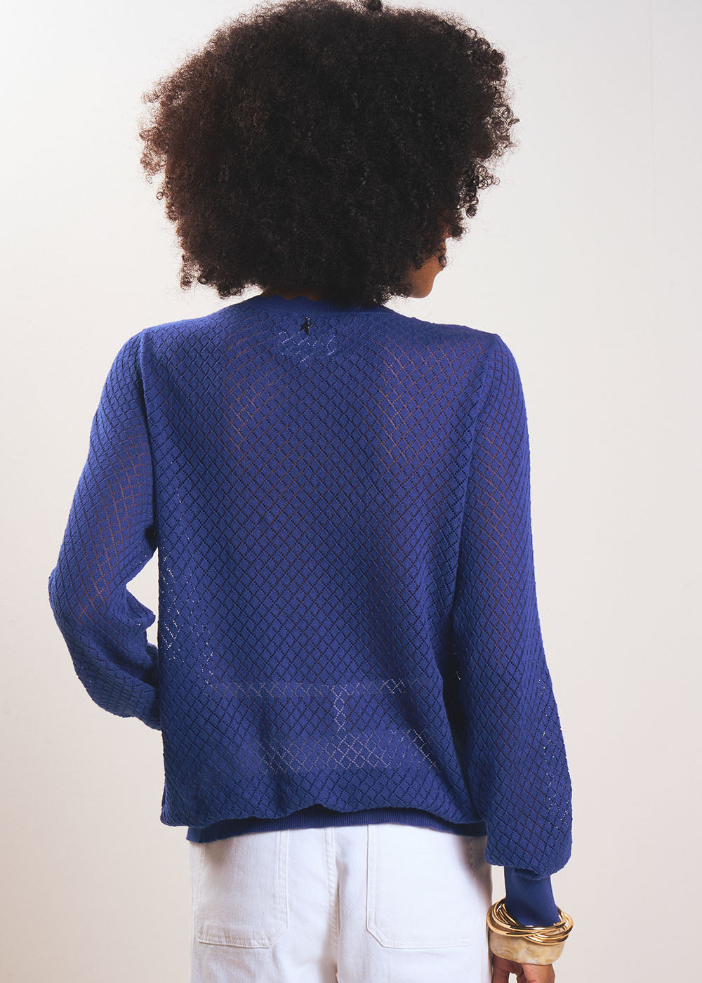 MONYME Pull col rond en coton - 3 - Sud Express - Sud Express