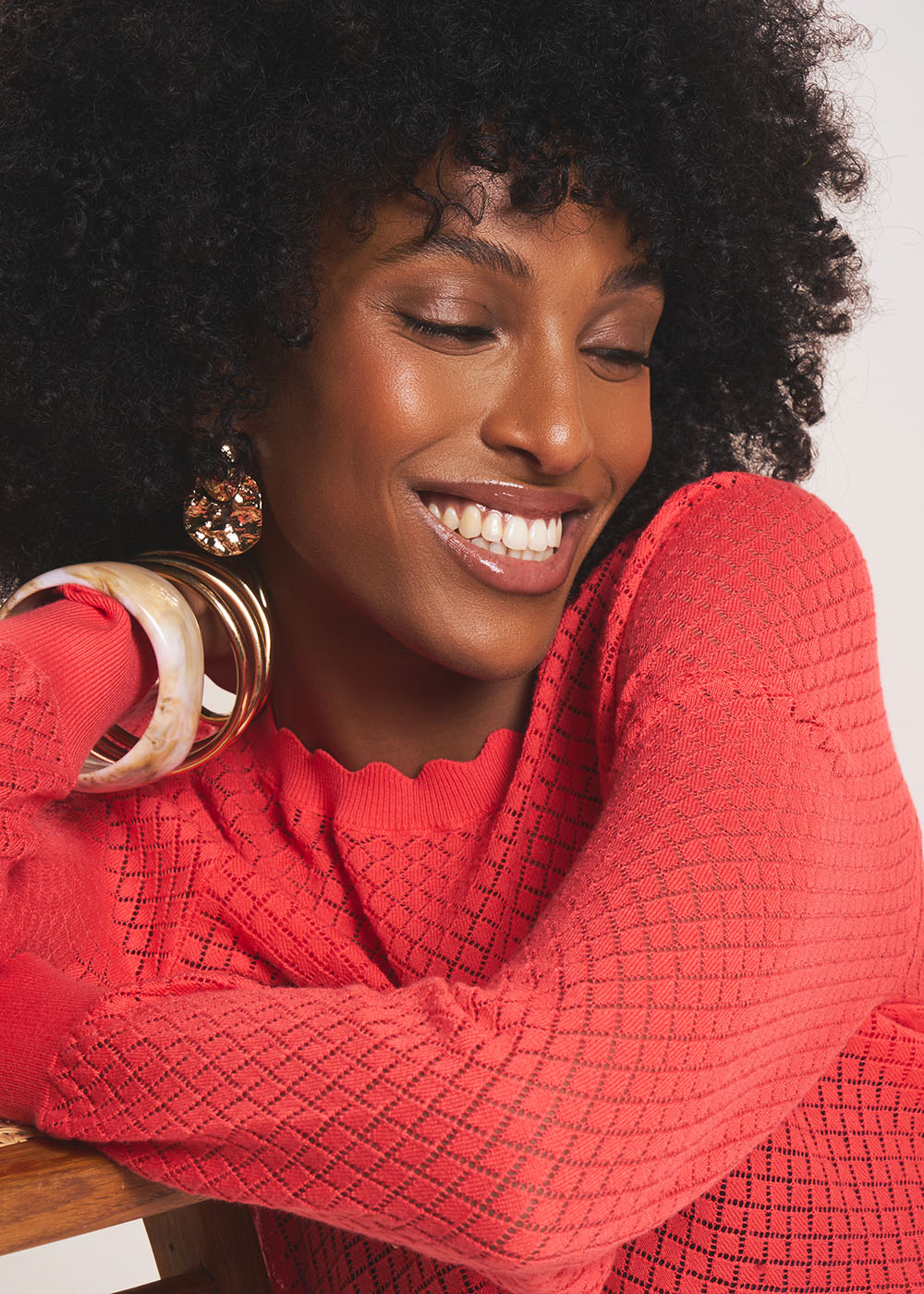 MONYME Pull col rond en coton - 4 - Sud Express - Sud Express