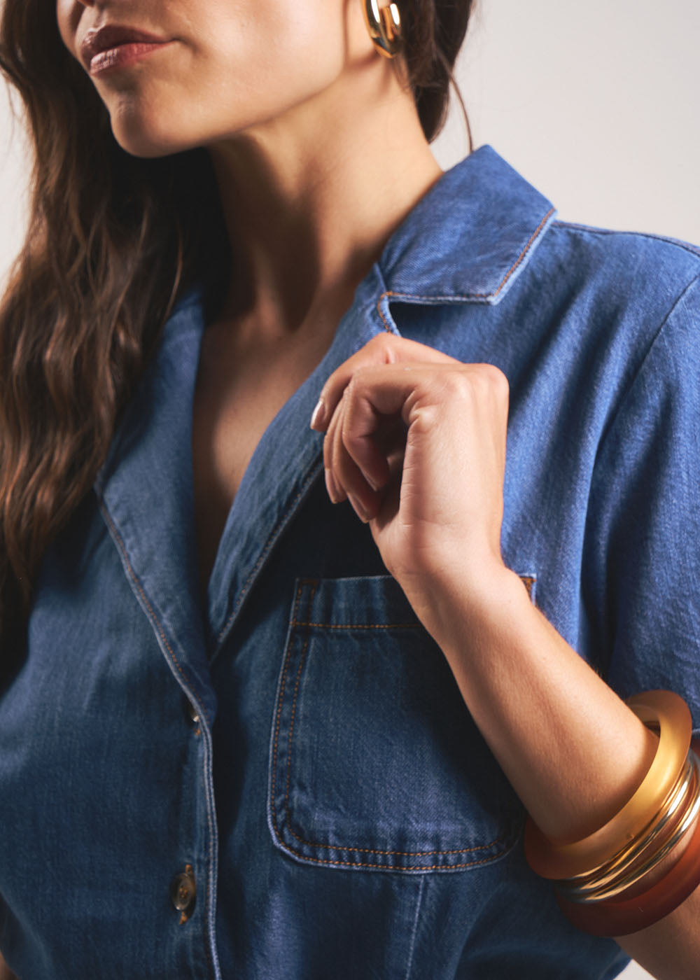 REVERY Robe chemise en denim - 2 - Sud Express - Sud Express