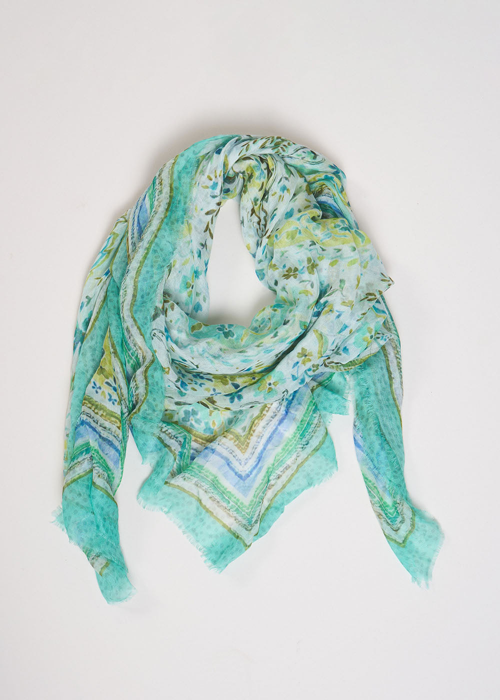 FADILI Foulard imprimé carré - 1 - Sud Express - Sud Express