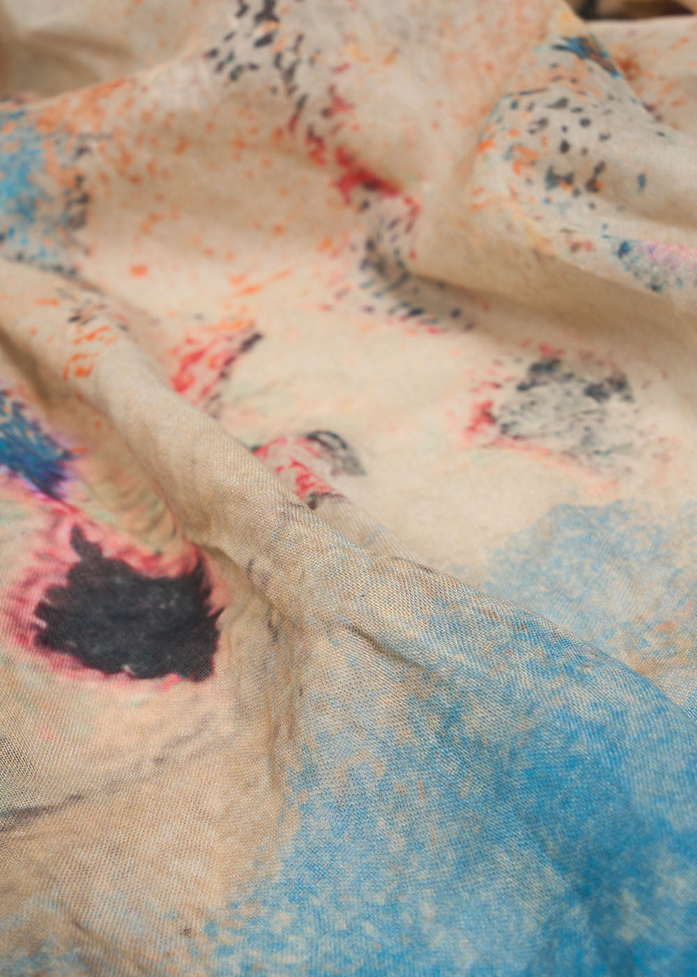 FLORENCE Foulard rectangulaire imprimé - 2 - Sud Express - Sud Express