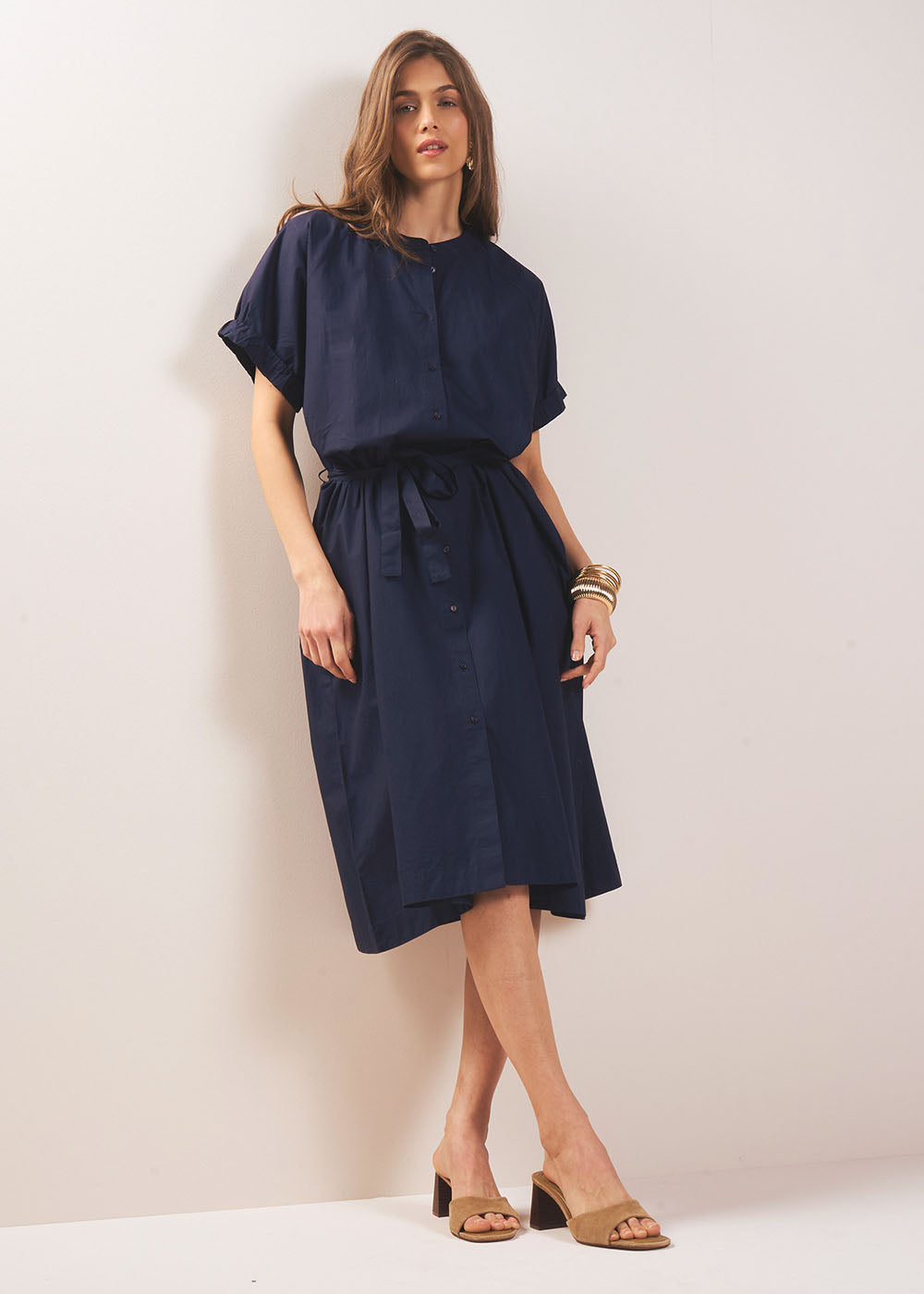 Robe chemise ceinturée - Sud Express - 1 - Sud Express