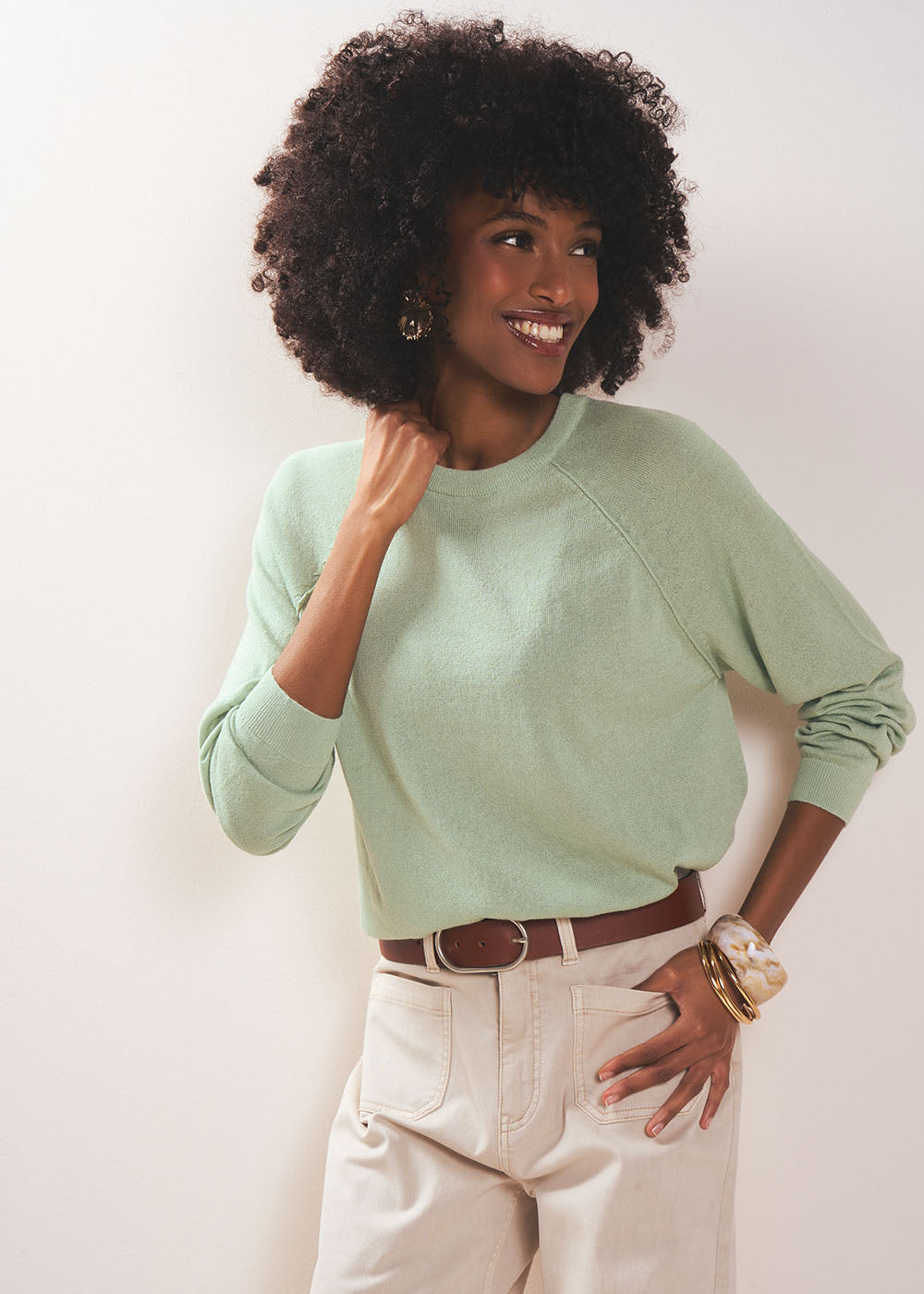 MARTINAY Pull col rond coupe ajustée - 1 - Sud Express - Sud Express