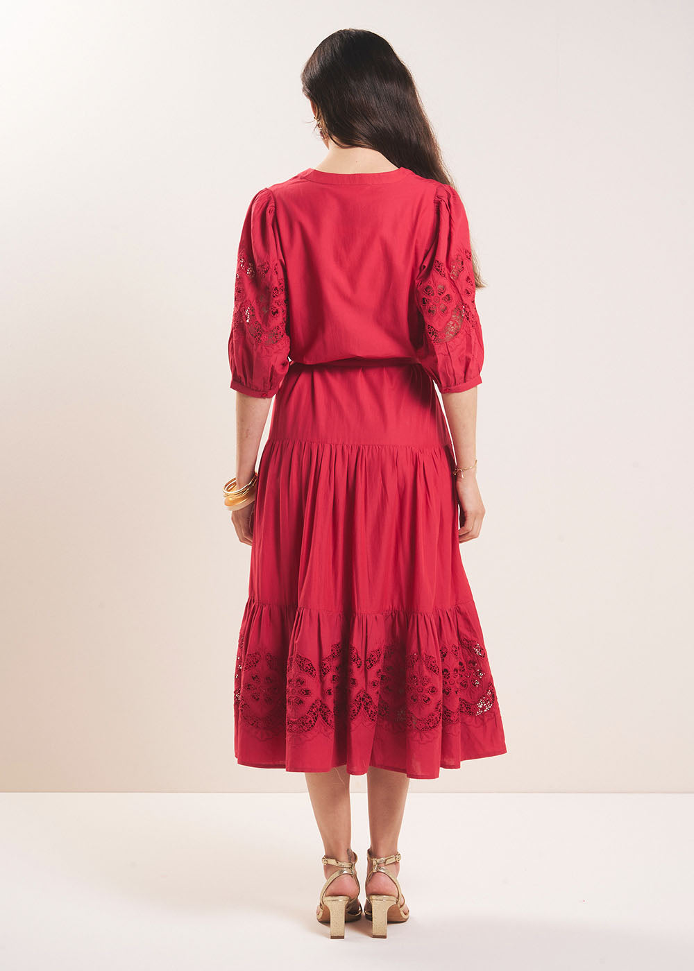 ROCKLINE Robe en voile de coton brodée - 3 - Sud Express - Sud Express