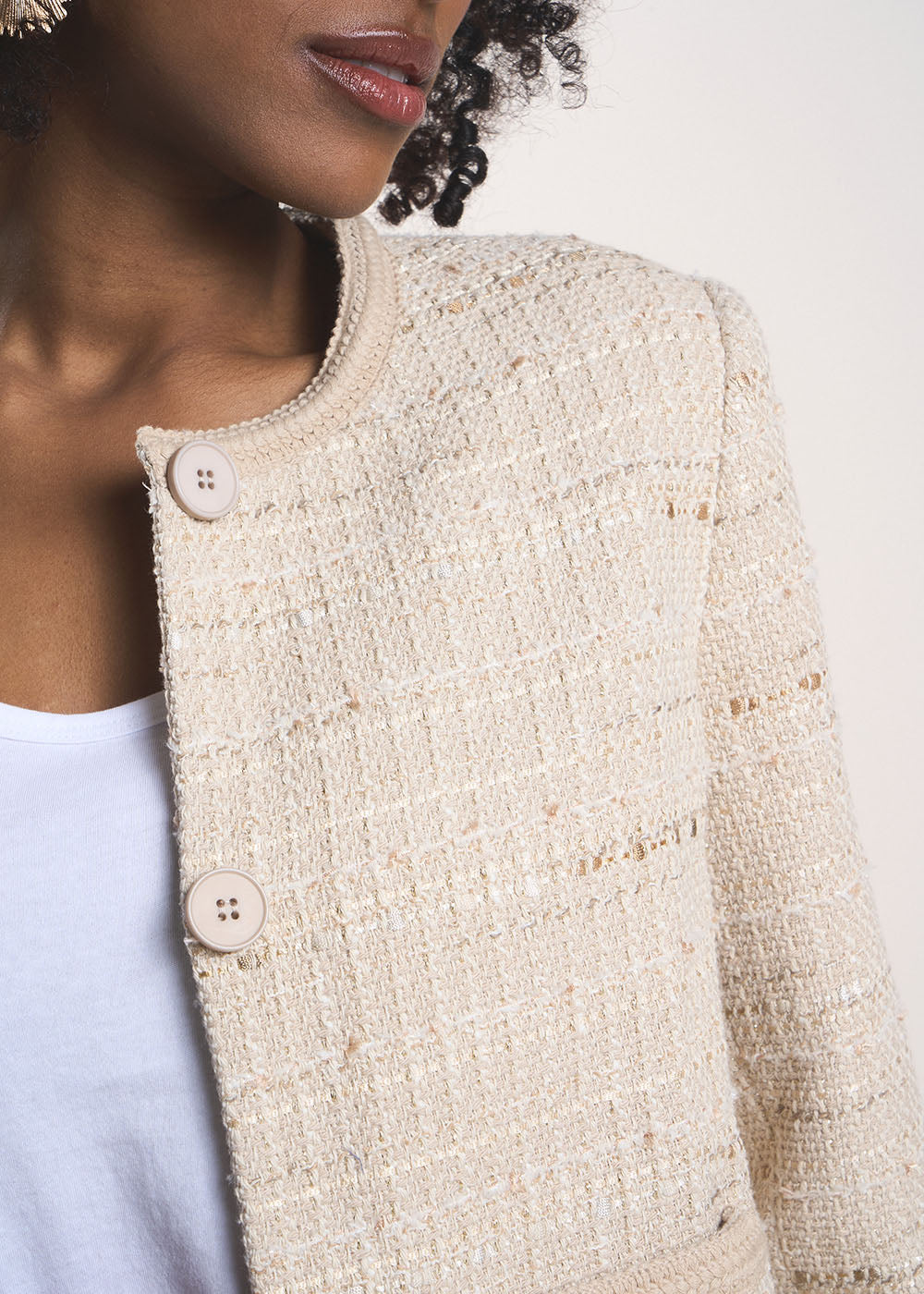 VAHAMI Veste courte en tweed - 2 - Sud Express - Sud Express