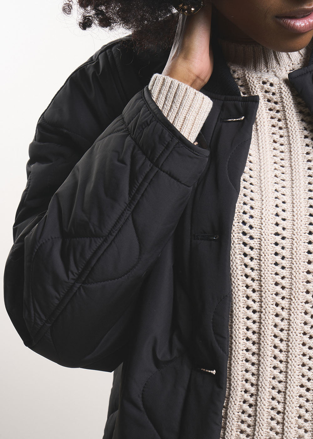 DARIOU Veste matelassée avec doublure intérieure à motif panthère - 2 - Sud Express - Sud Express